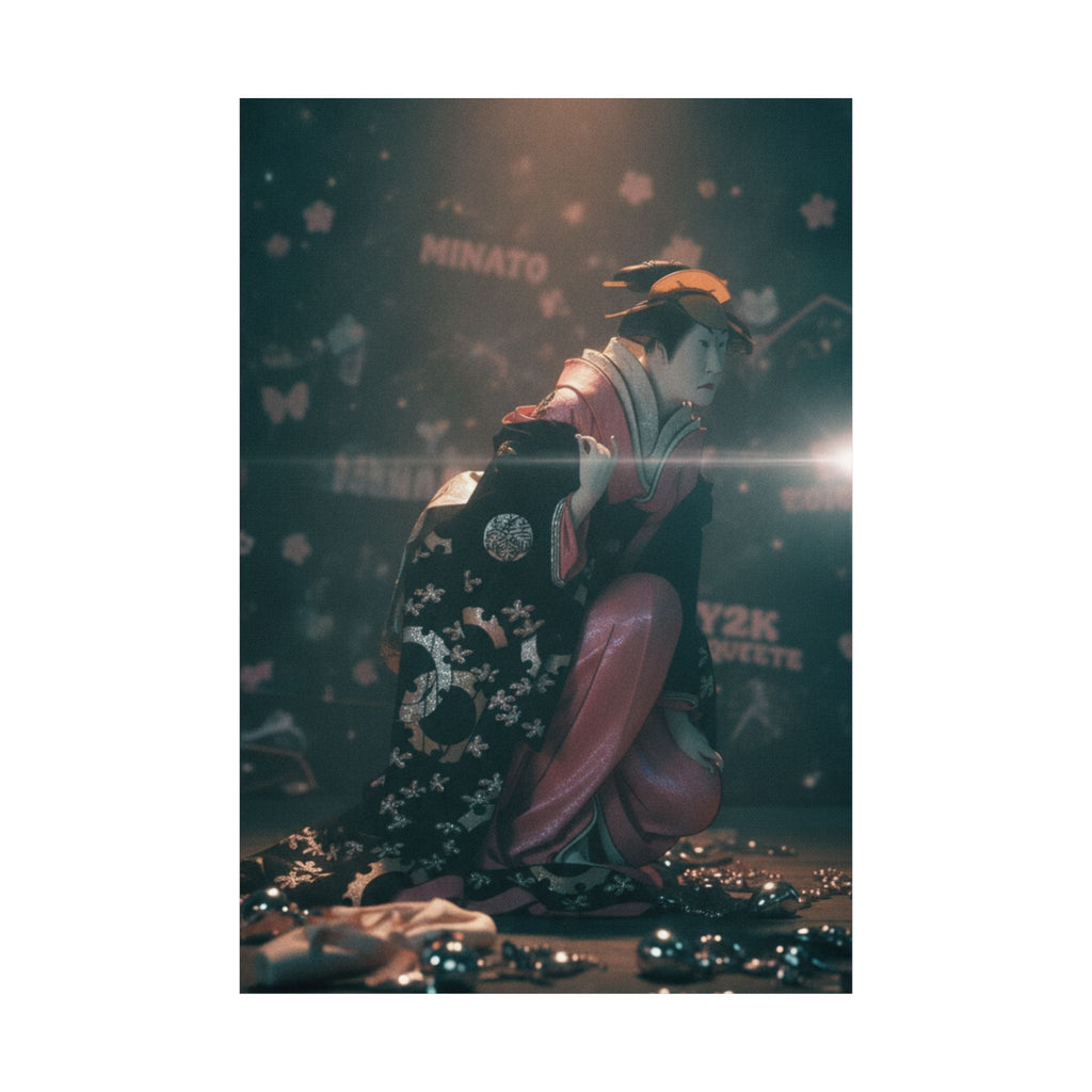 Cinematic — Actor Nakamura Kumetaro Ii As Minato, The Wife Of Yura Hyogonosuke — Matte Poster