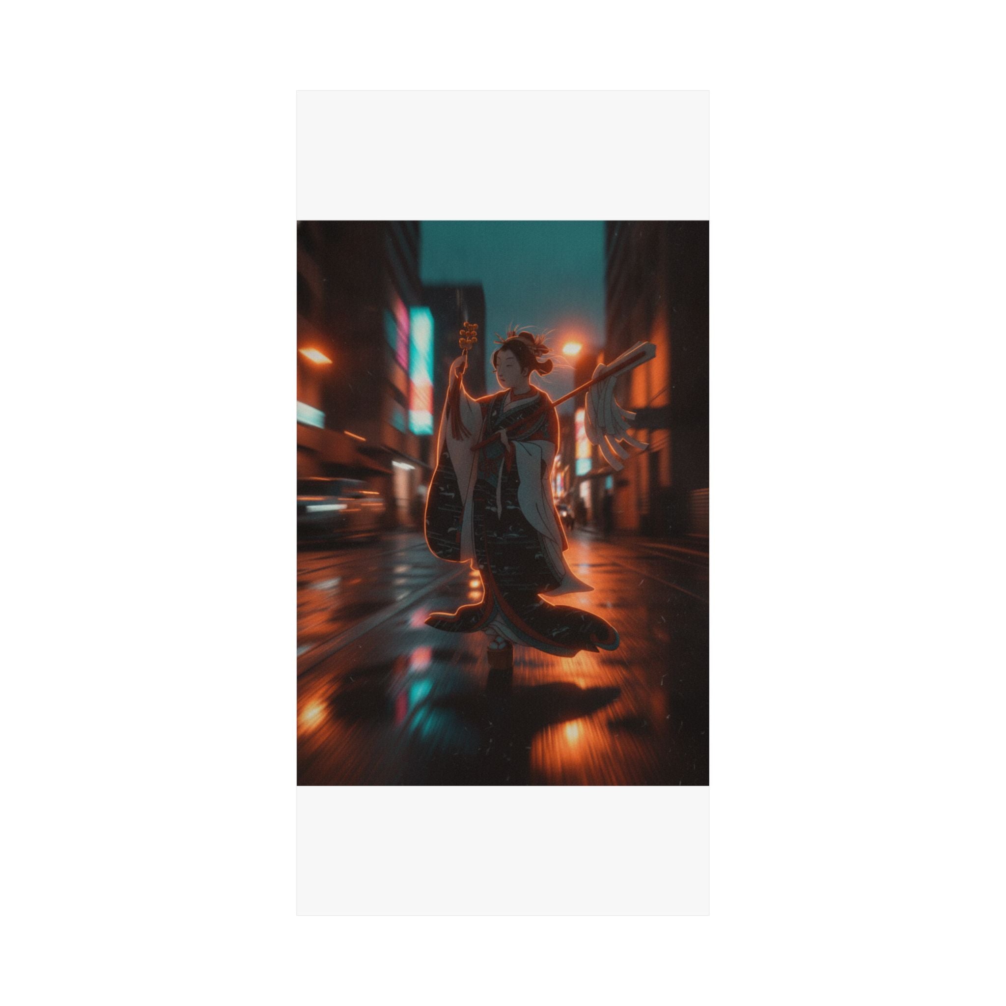 Fast Furious — Girl On Balcony Above Stone Stairway — Matte Poster