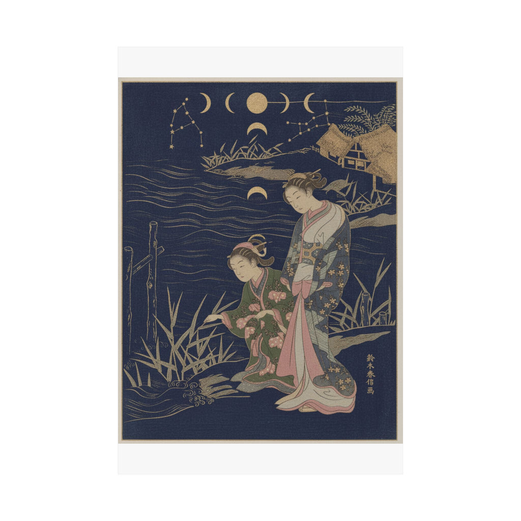 Celestial — Two Young Ladies At The Shore — Matte Poster