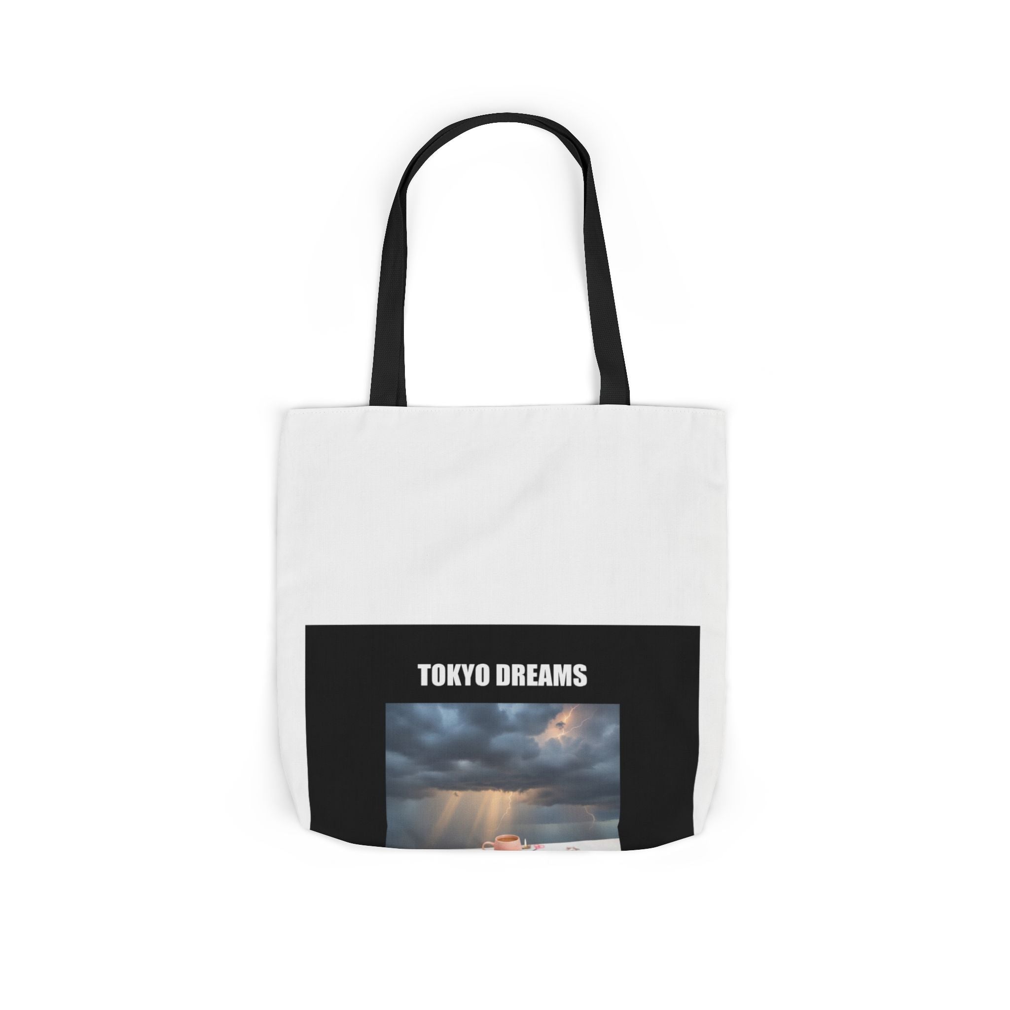 TOKYO DREAMS Storm Sky Photo Canvas Tote Bag