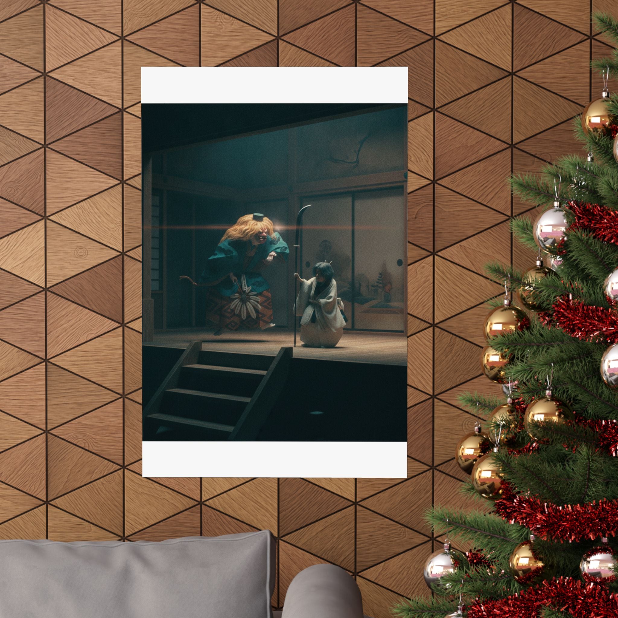 Cinematic — Scene From Noh Dance — Matte Poster
