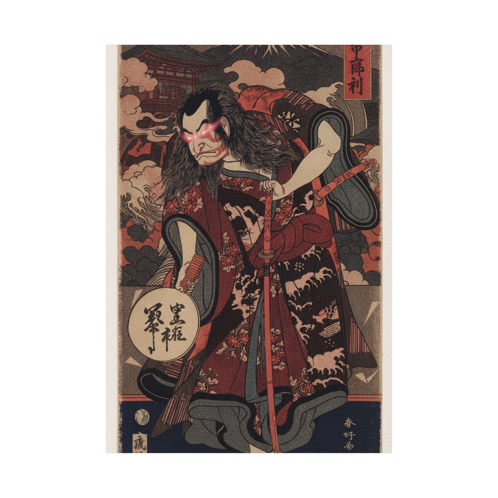 Japanese Street — The First Nakamura Nakazo As A Samurai — Matte Poster