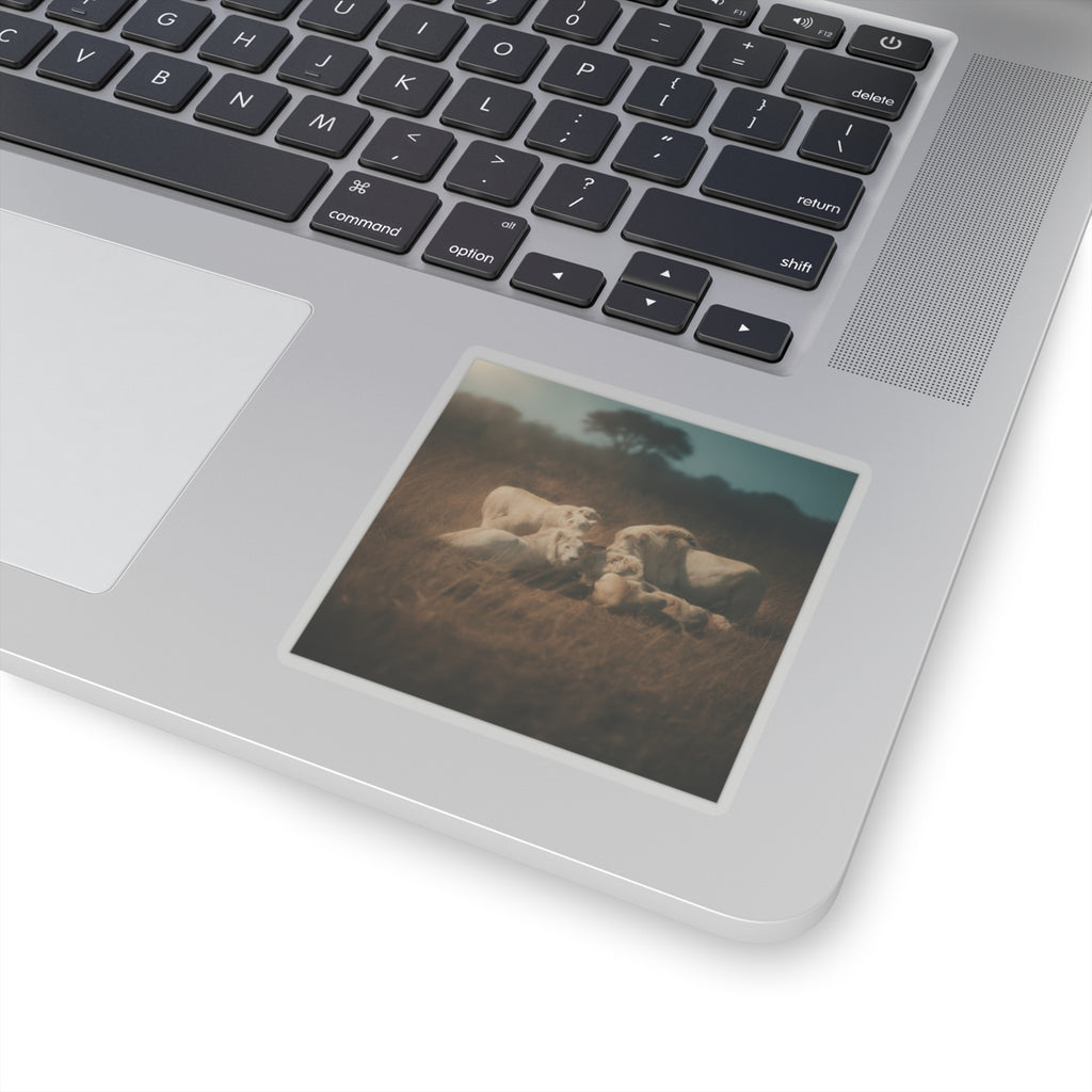 Cinematic — Lion — Kiss-Cut Sticker