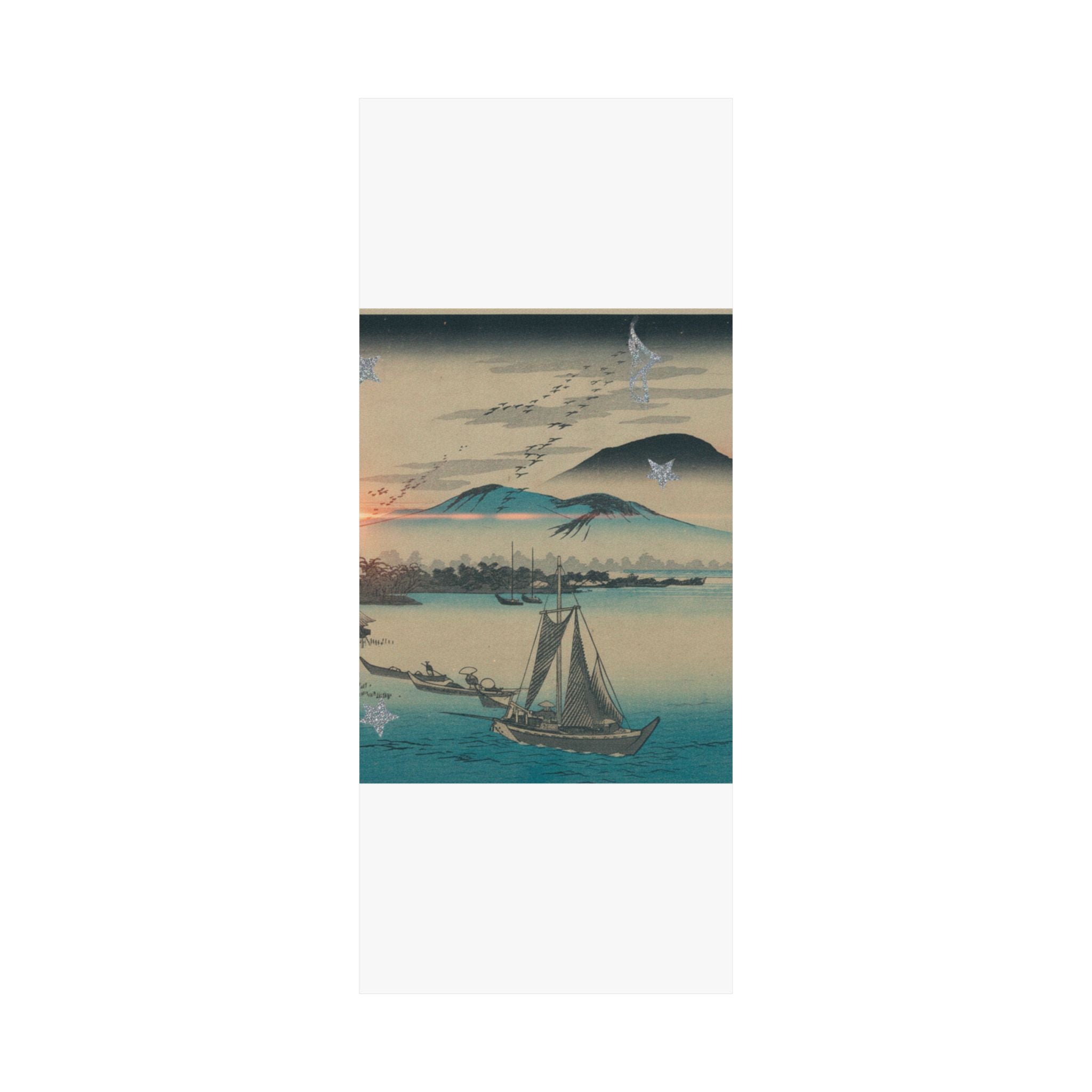 Cinematic — Geese Flying Down To Katada — Matte Poster