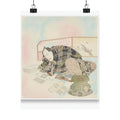 Watercolor — Ichikawa Danjūrō Vii Preparing New Year'S Gifts — Matte Poster