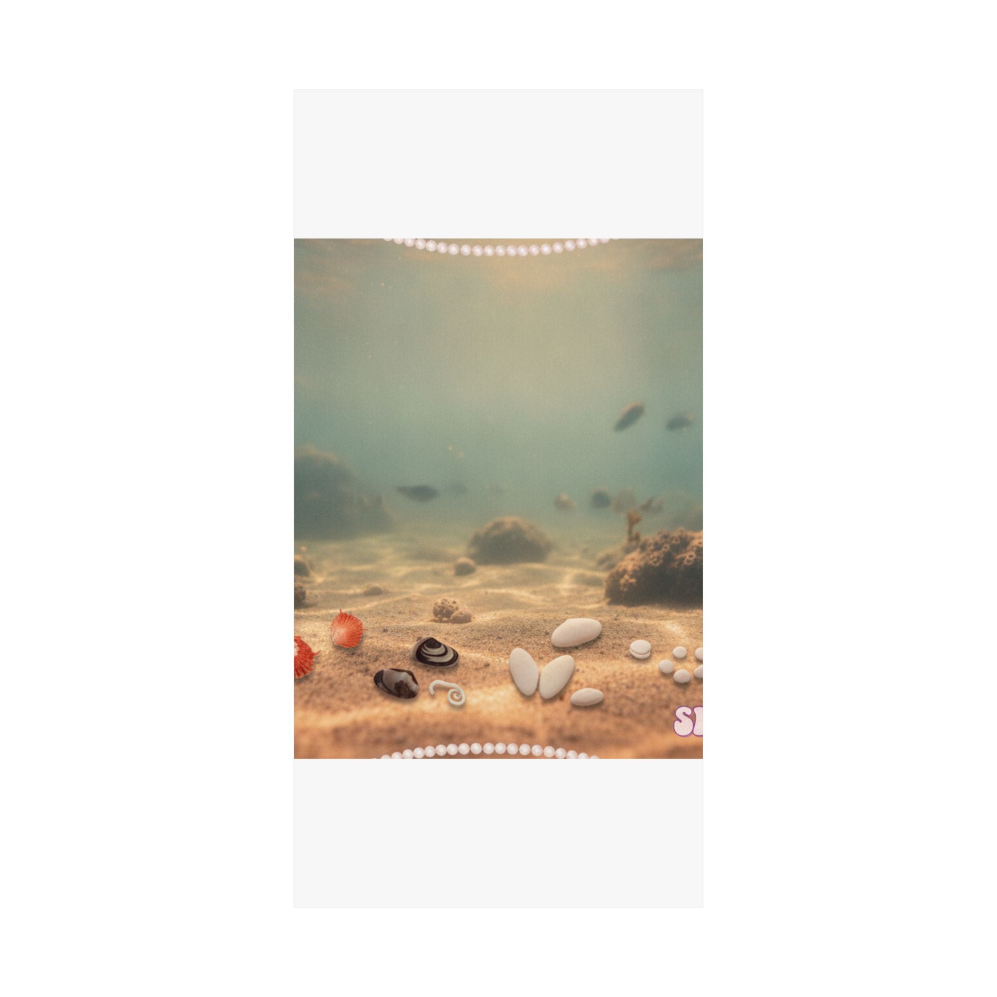 Scenic Nature — Shells Under Water — Matte Poster