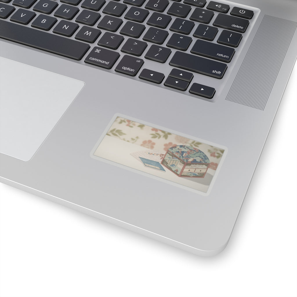 Product Marketing — Box And Books — Kiss-Cut Sticker