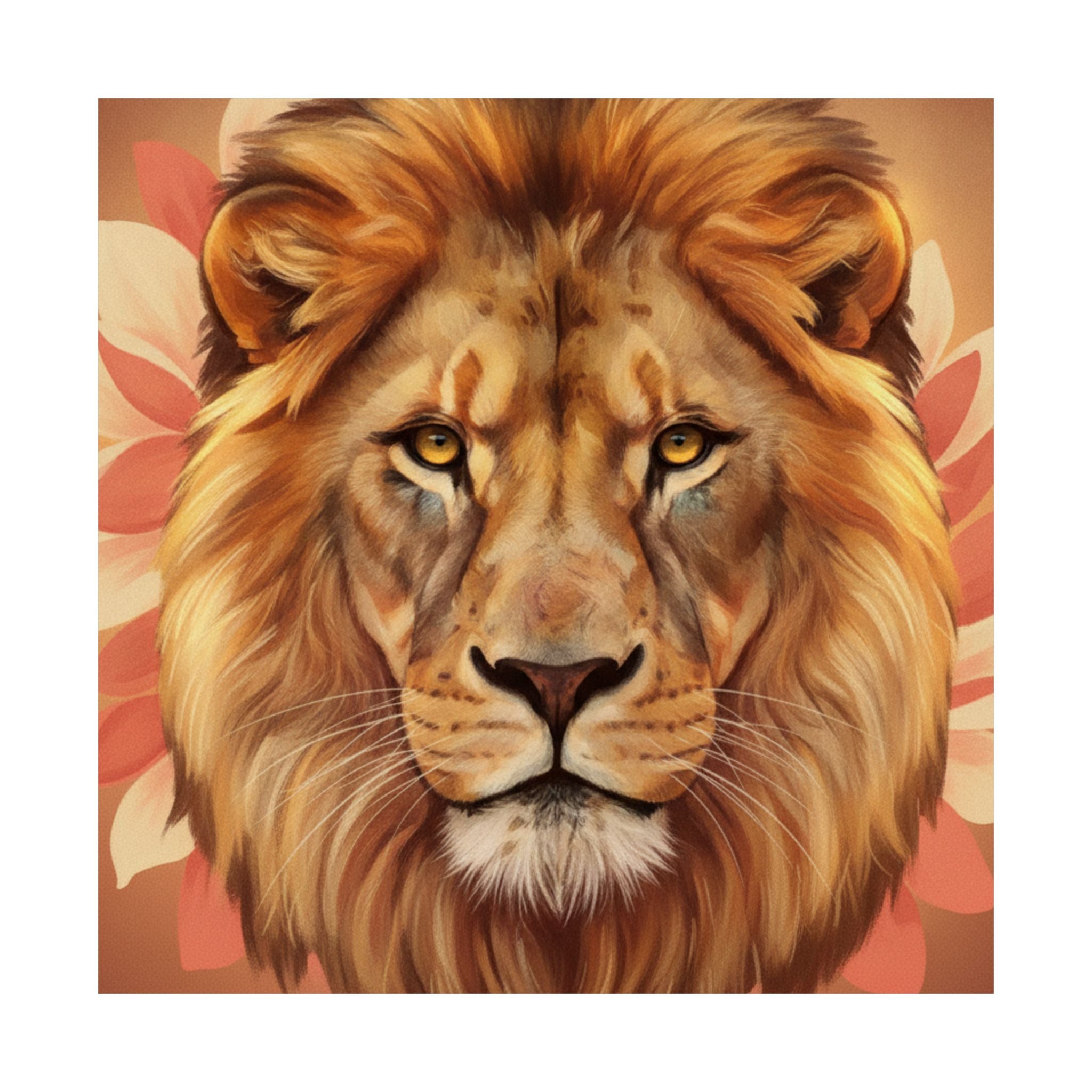 Southern Sunset — Lion — Matte Poster