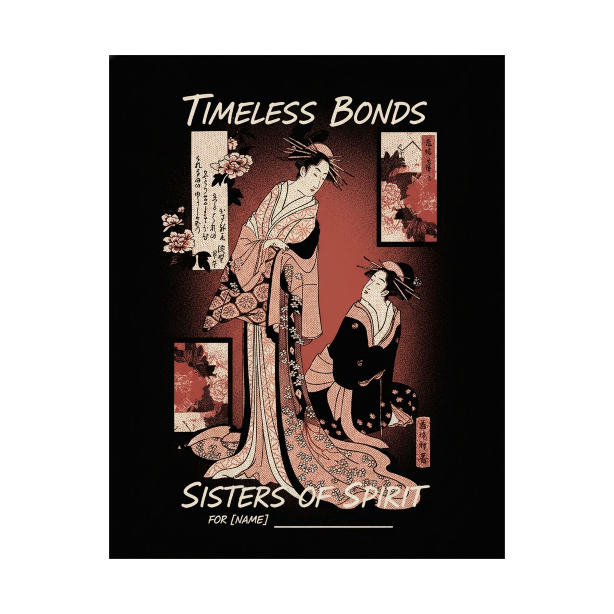 Streetwear Collage — Courtesan And Her Maid — Matte Poster