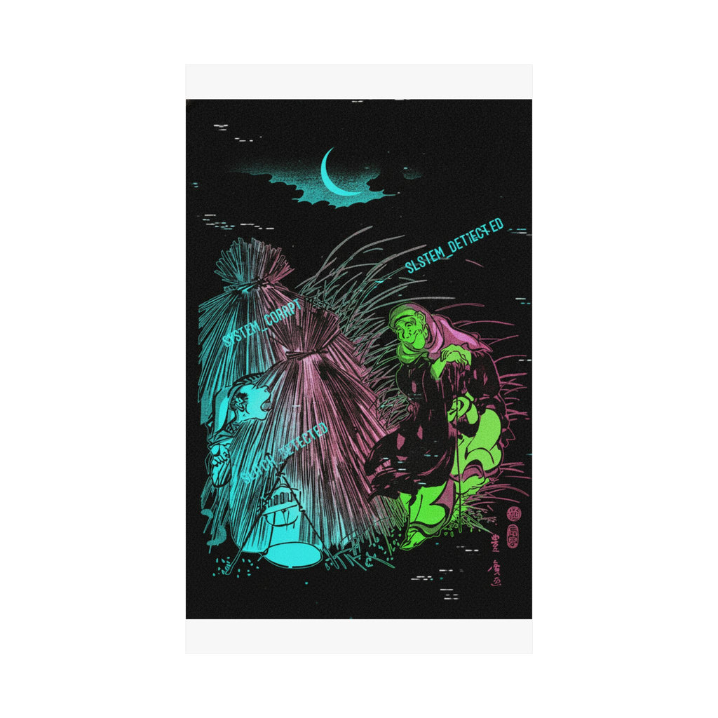 Glitch Culture — Trapping The Fox — Matte Poster