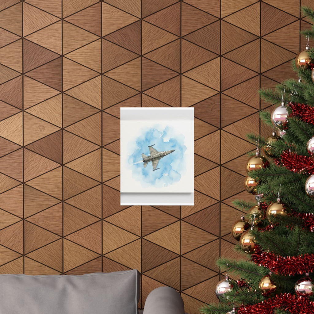 Watercolor — Aircraft — Matte Poster