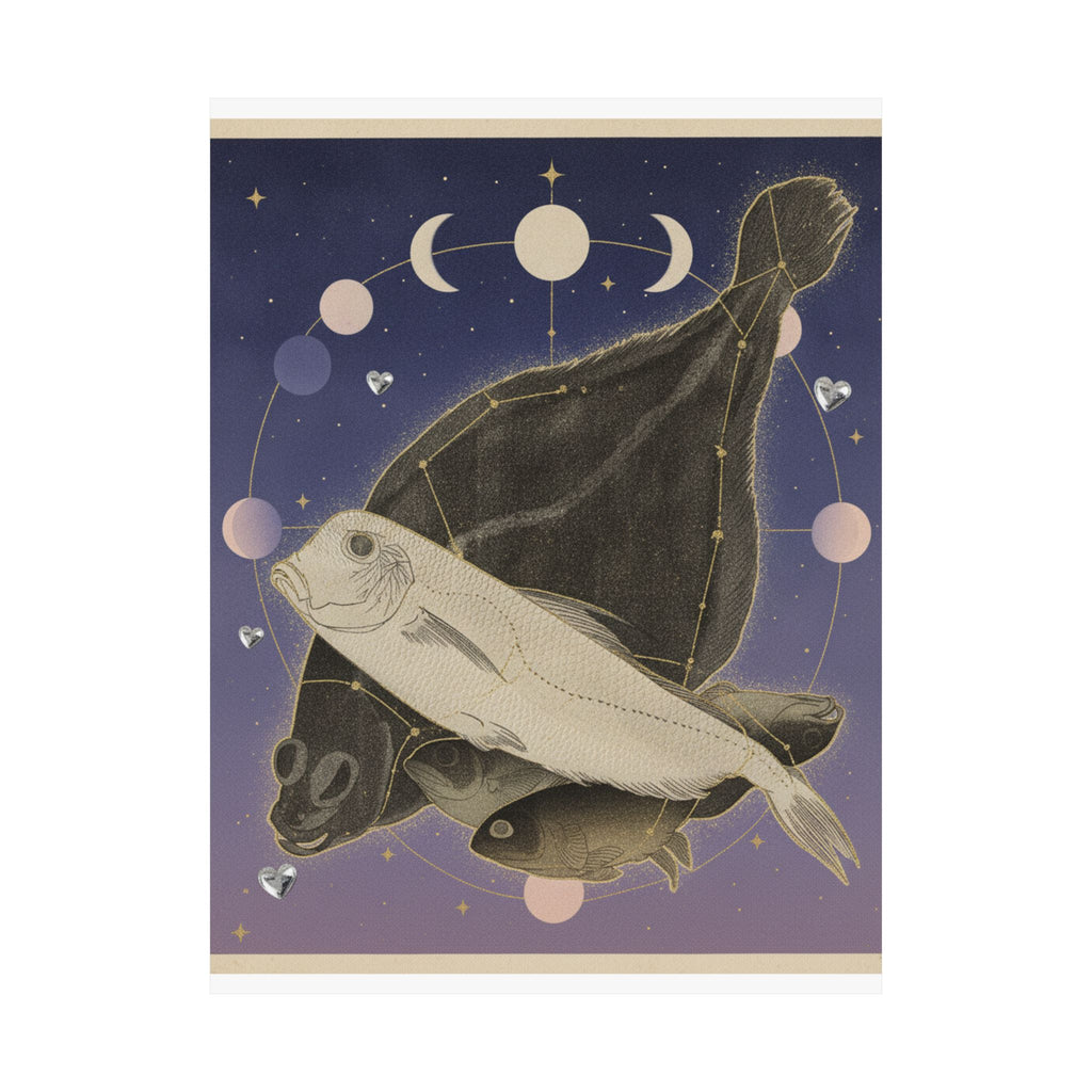 Celestial — Flounder And Other Fishes — Matte Poster