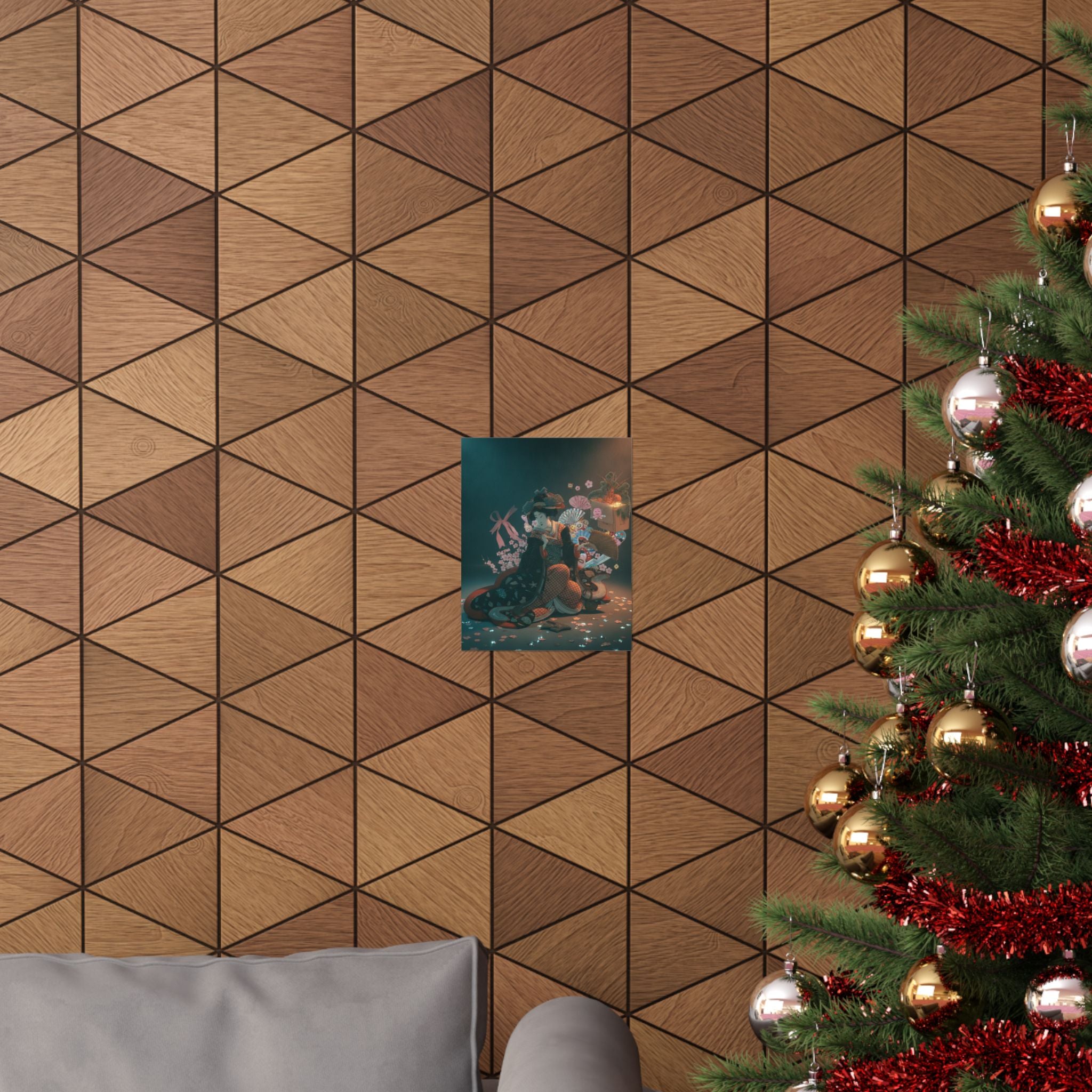 Cinematic — Courtesan And New Year Decoration — Matte Poster