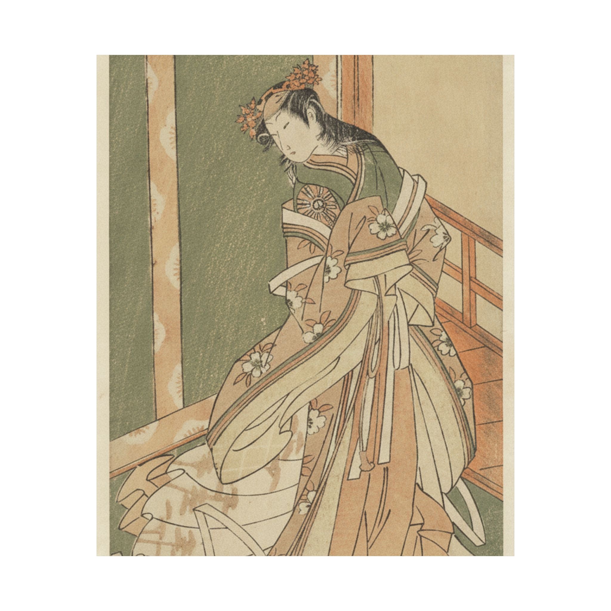 Botanical — The Third Princess (Onna San No Miya) — Matte Poster