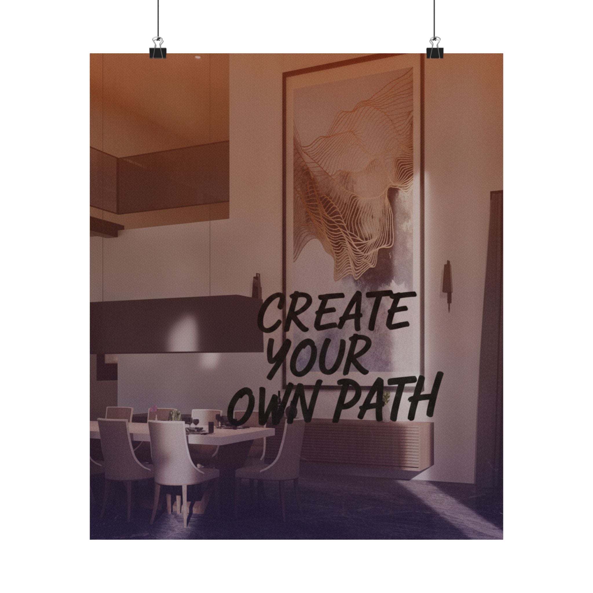 Affirmation — Abstract — Matte Poster