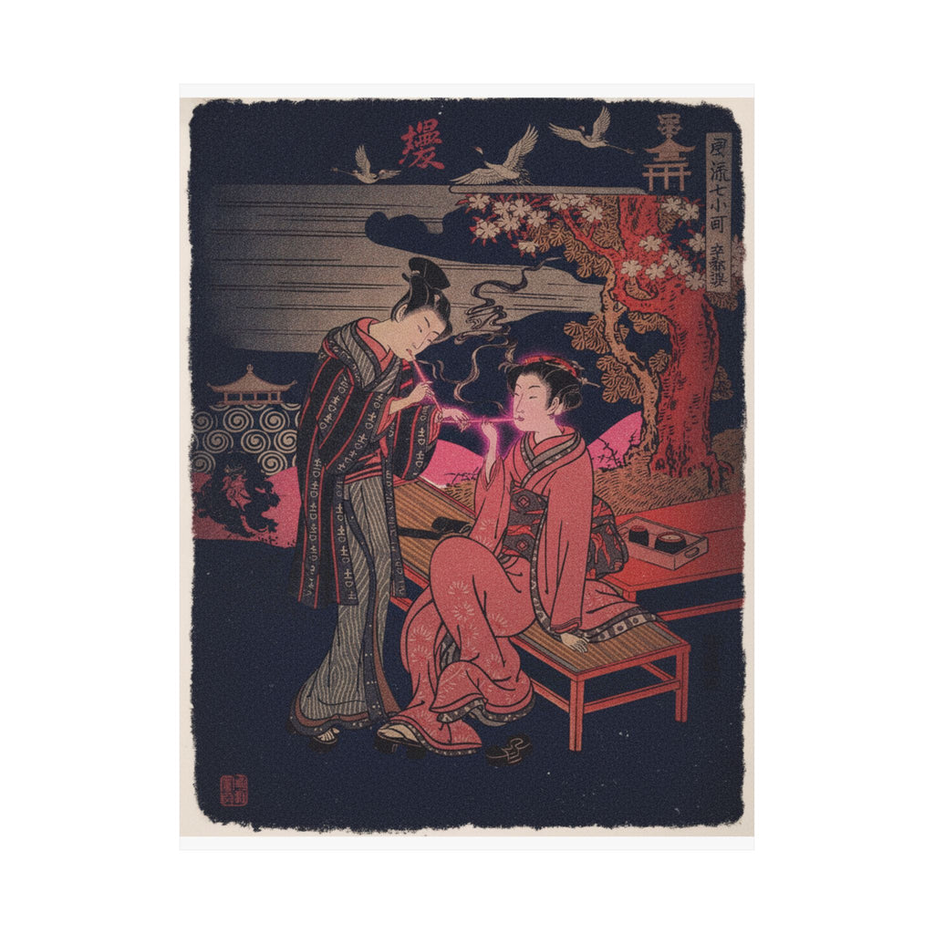 Japanese Street — Sotoba; One Of Seven Komachi — Matte Poster