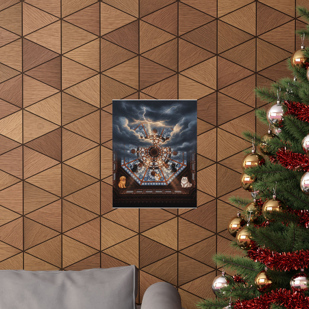 Dramatic Storm — Ceiling — Matte Poster