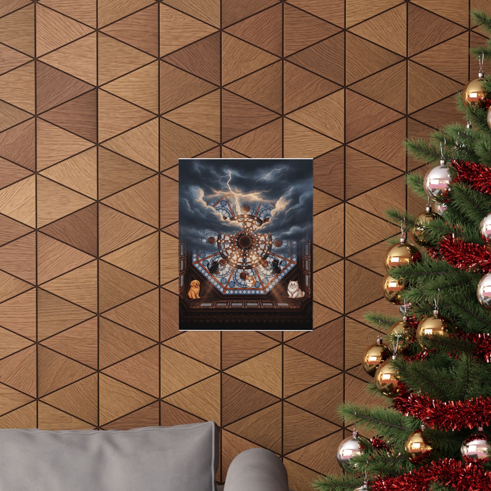 Dramatic Storm — Ceiling — Matte Poster