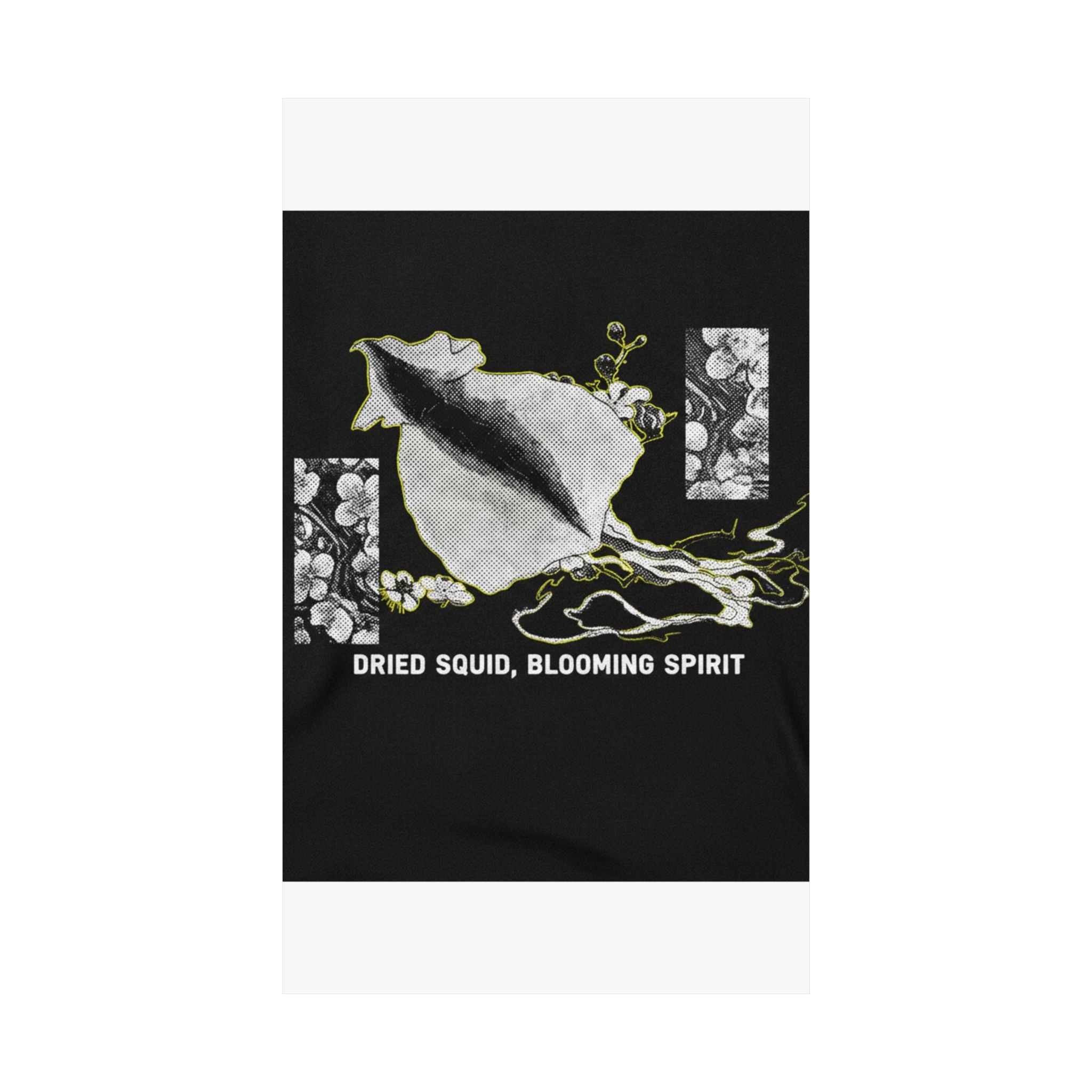 Streetwear Collage — Dried Cuttle-Fish And Plum Blossoms — Matte Poster