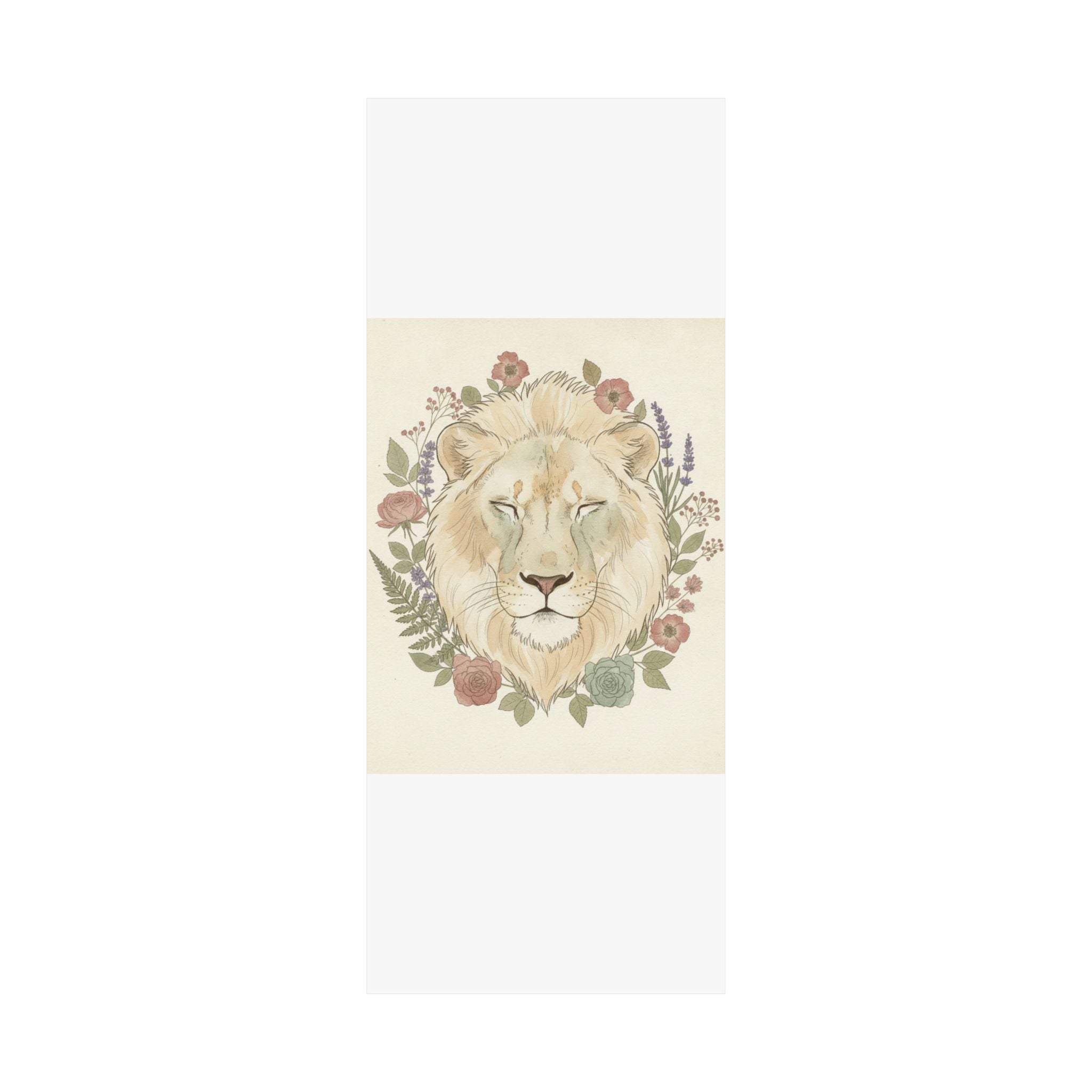 Botanical — Lion — Matte Poster