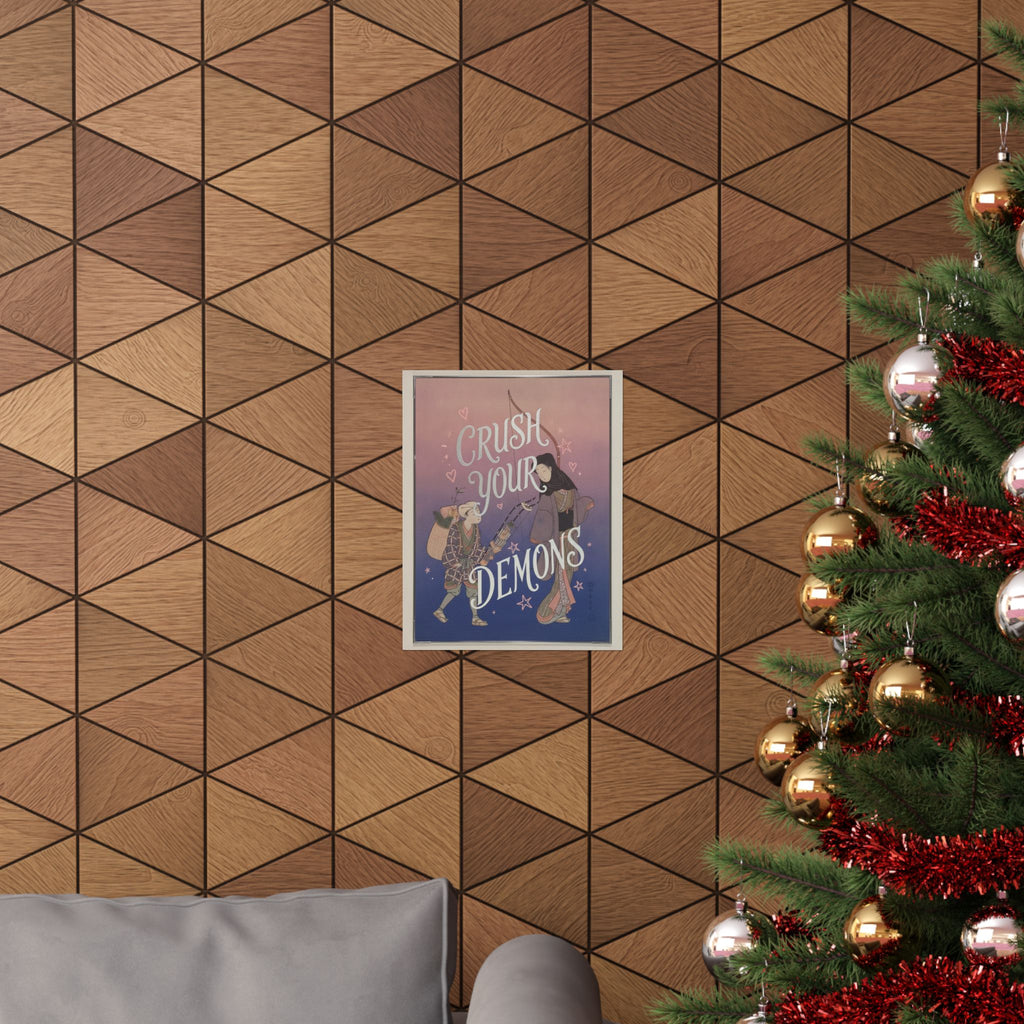 Affirmation — Demon-Crushing Bow — Matte Poster