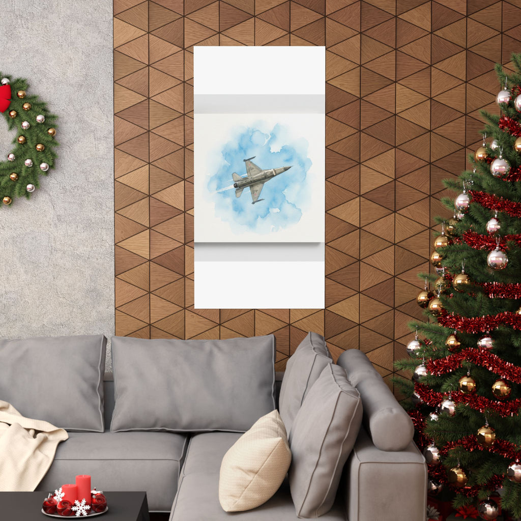 Watercolor — Aircraft — Matte Poster