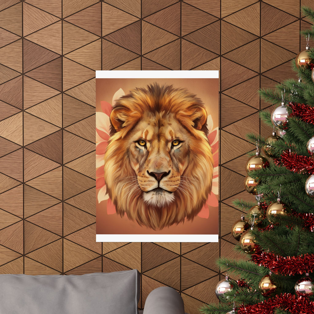 Southern Sunset — Lion — Matte Poster