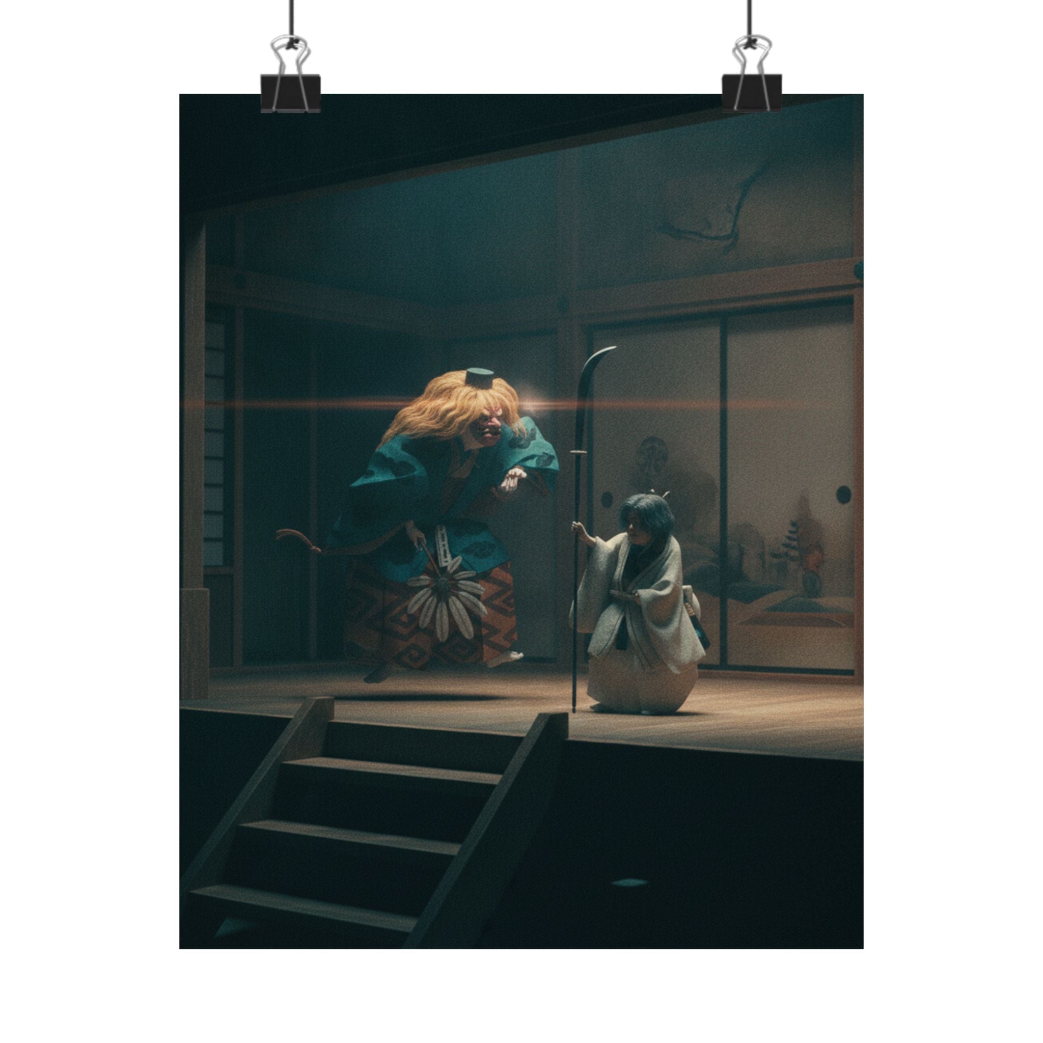 Cinematic — Scene From Noh Dance — Matte Poster