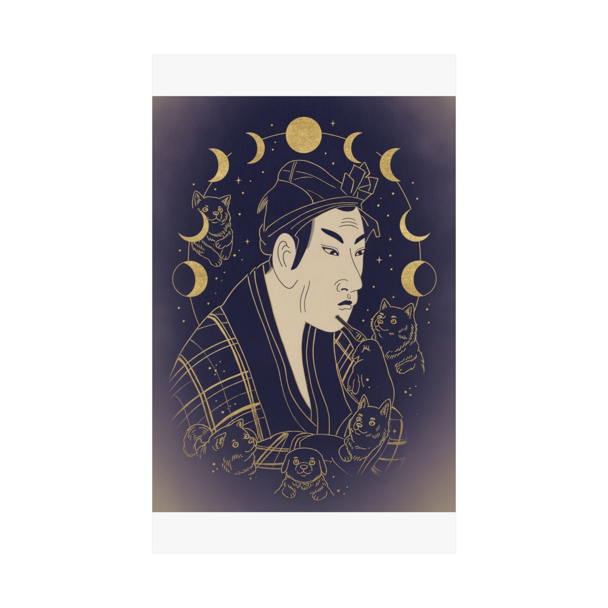 Celestial — The Actor Matsumoto Koshiro As Banzuin Chobei — Matte Poster