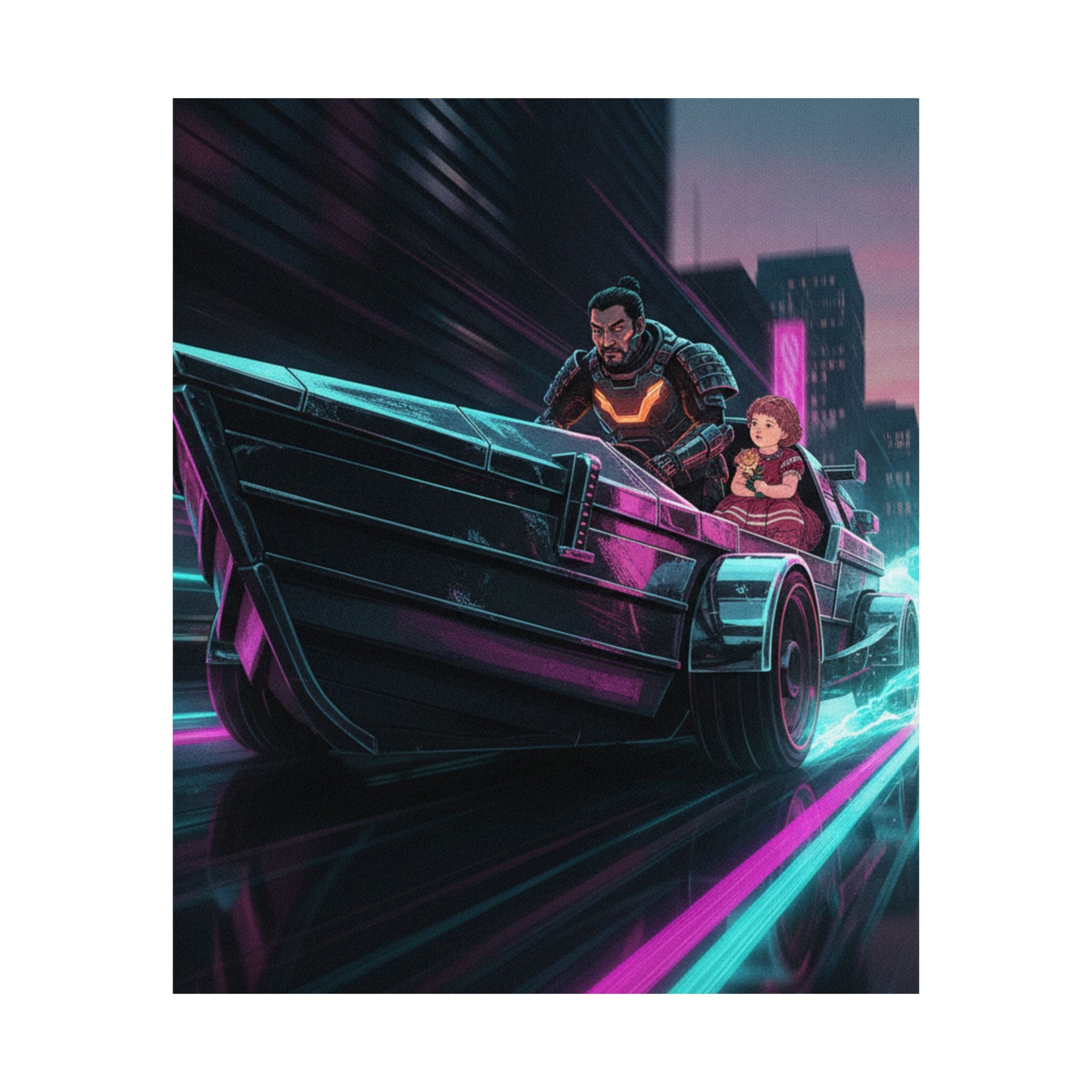 Fast Furious — 'Black Ship' (Kurofune), Illustration From Bugei Kurabu (Literary Club) — Matte Poster