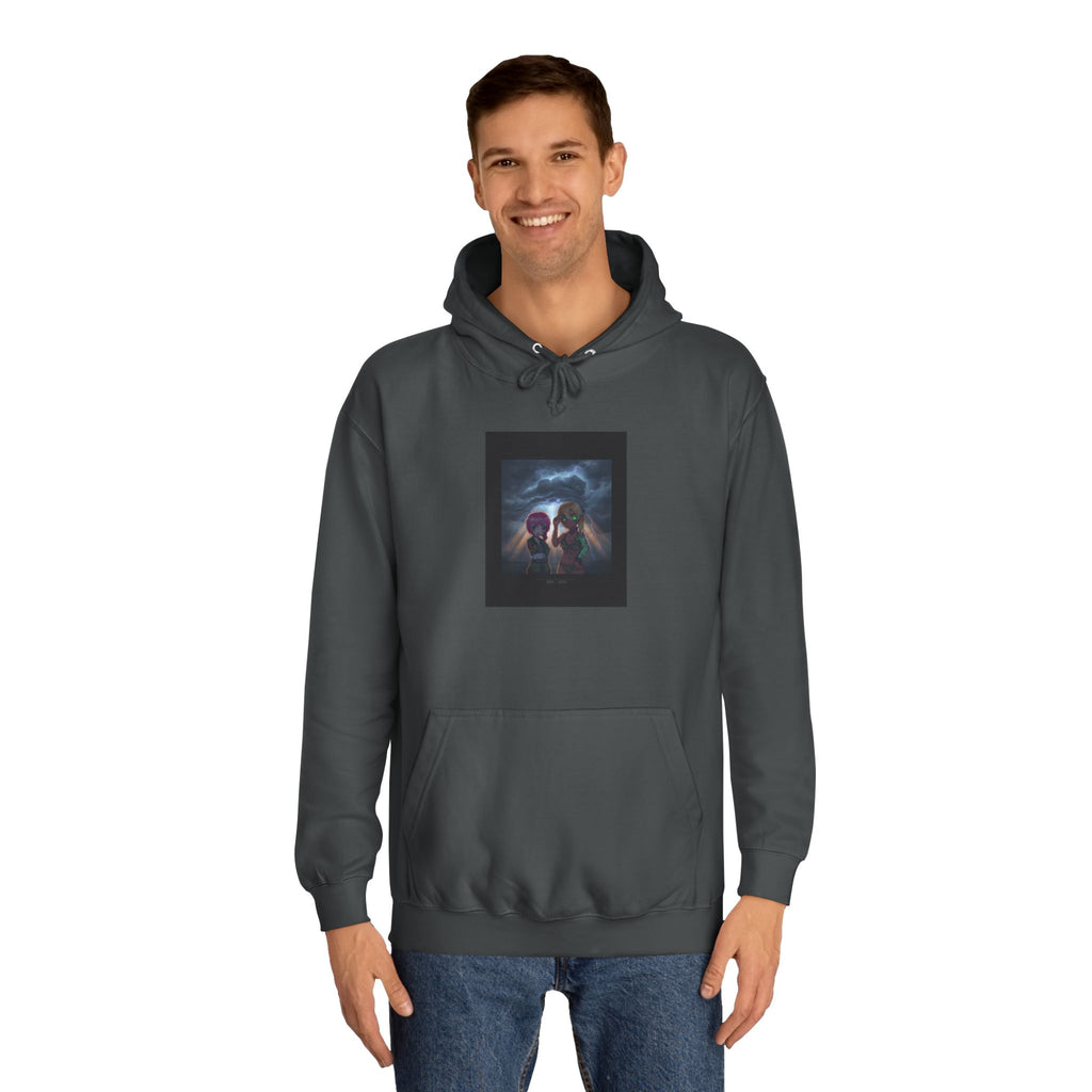 Anime Lightning Storm Sky Dramatic Pullover Hoodie