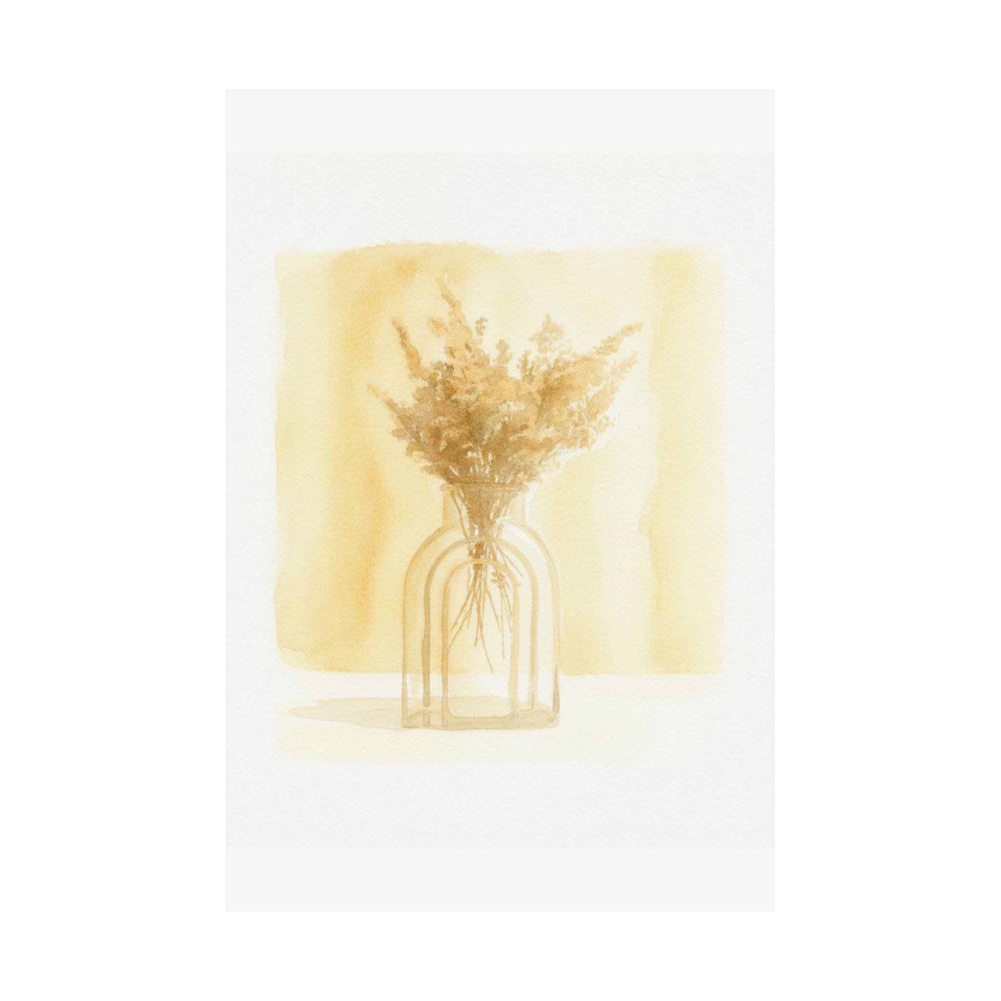 Watercolor — Flowers — Matte Poster
