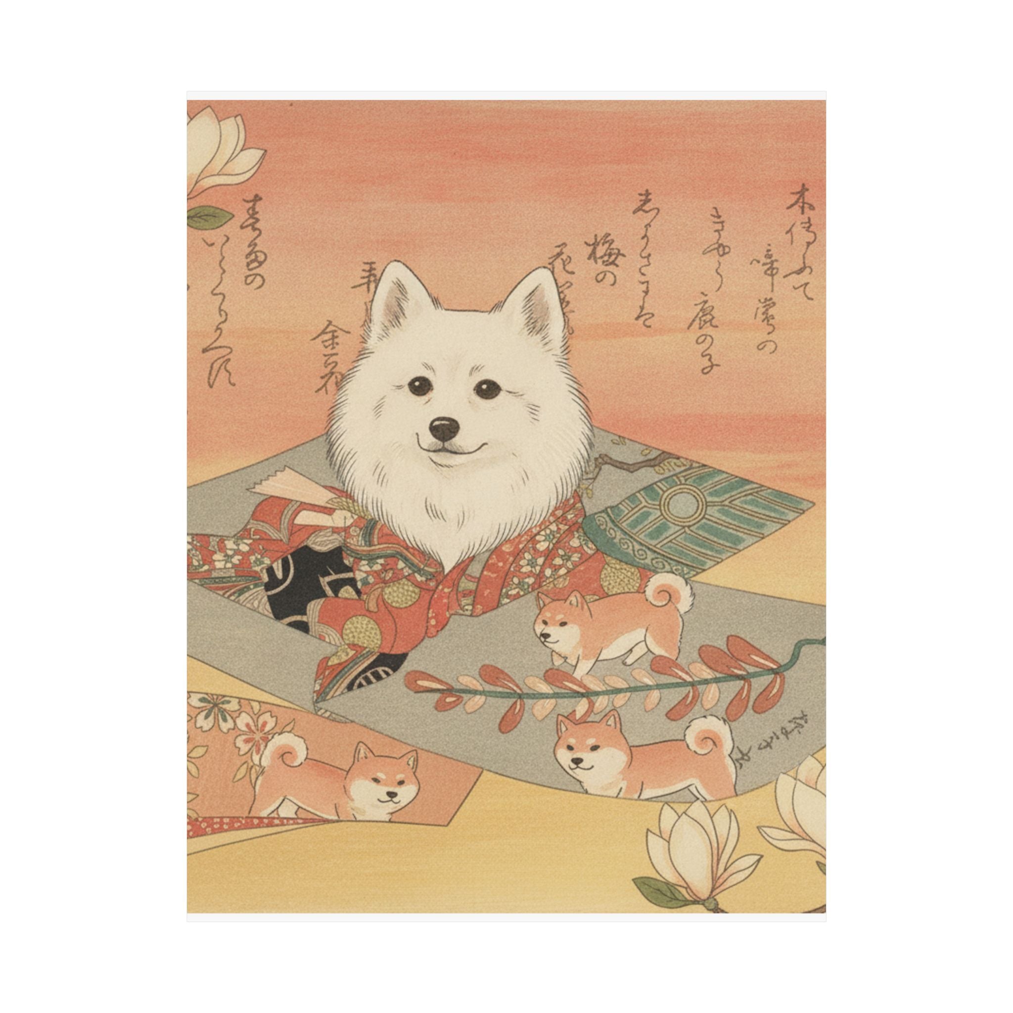 Southern Sunset — Representation Of The Dance-Play "Dōjōji" — Matte Poster