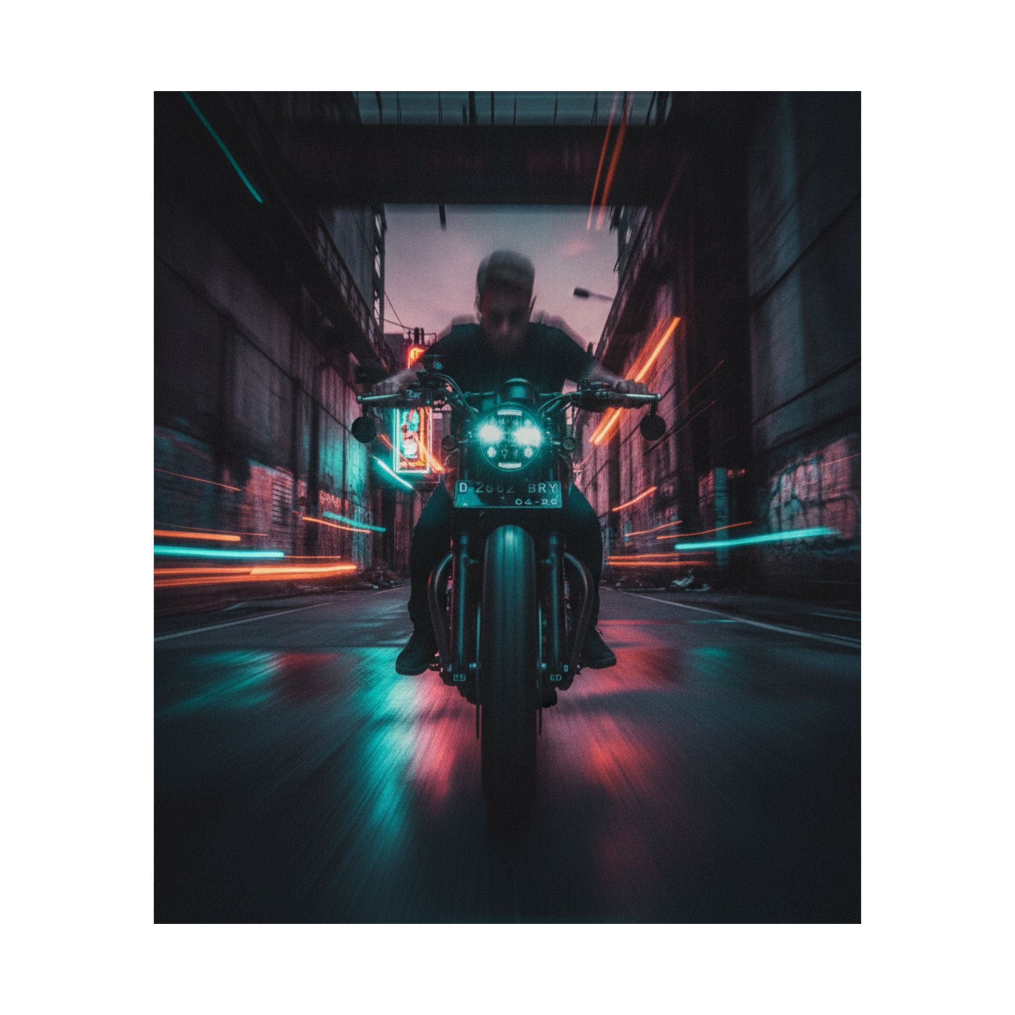 Fast Furious — Motorcycle — Matte Poster