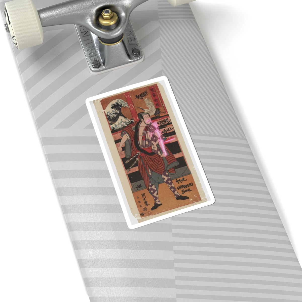 Japanese Street — The Actor Ichikawa Danjuro V As A Samurai — Kiss-Cut Sticker