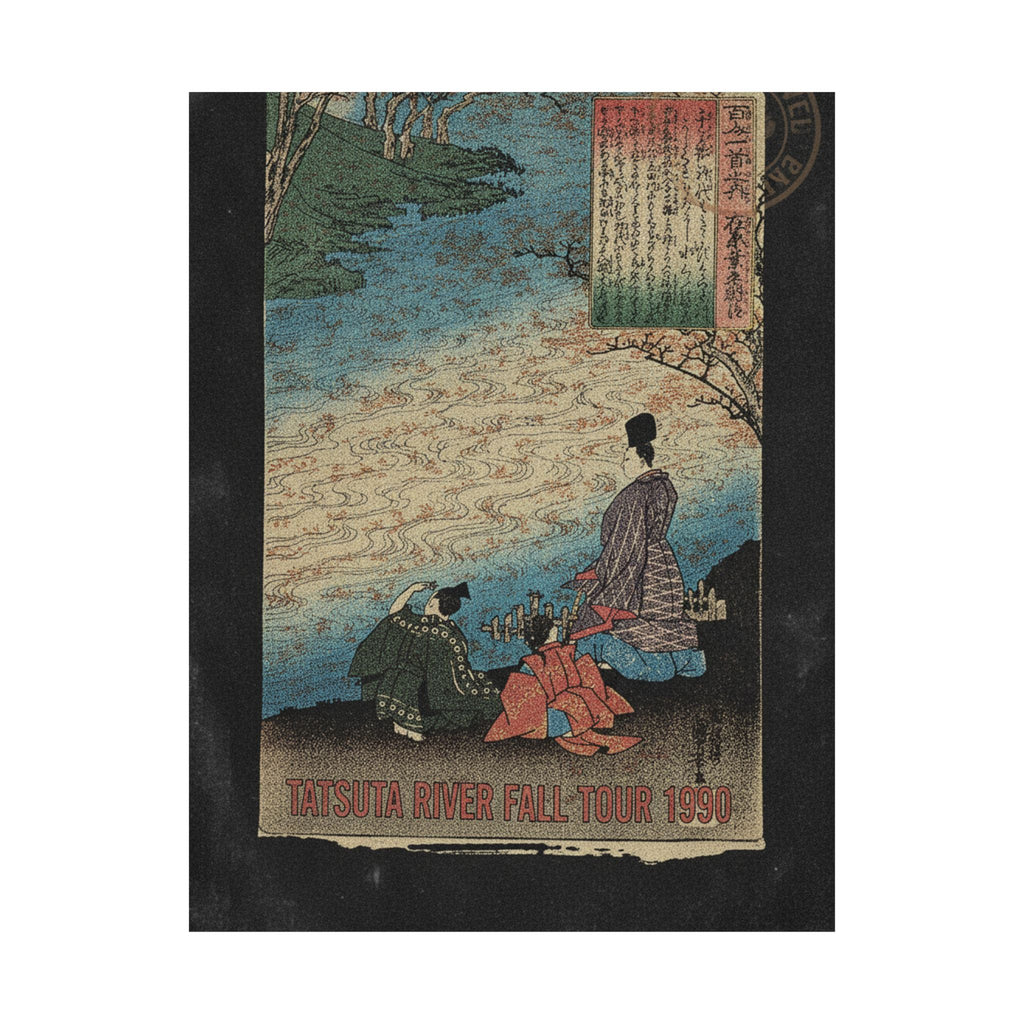 Vintage Bootleg — Poet With Two Pages On The Banks Of The Tatsuta — Matte Poster