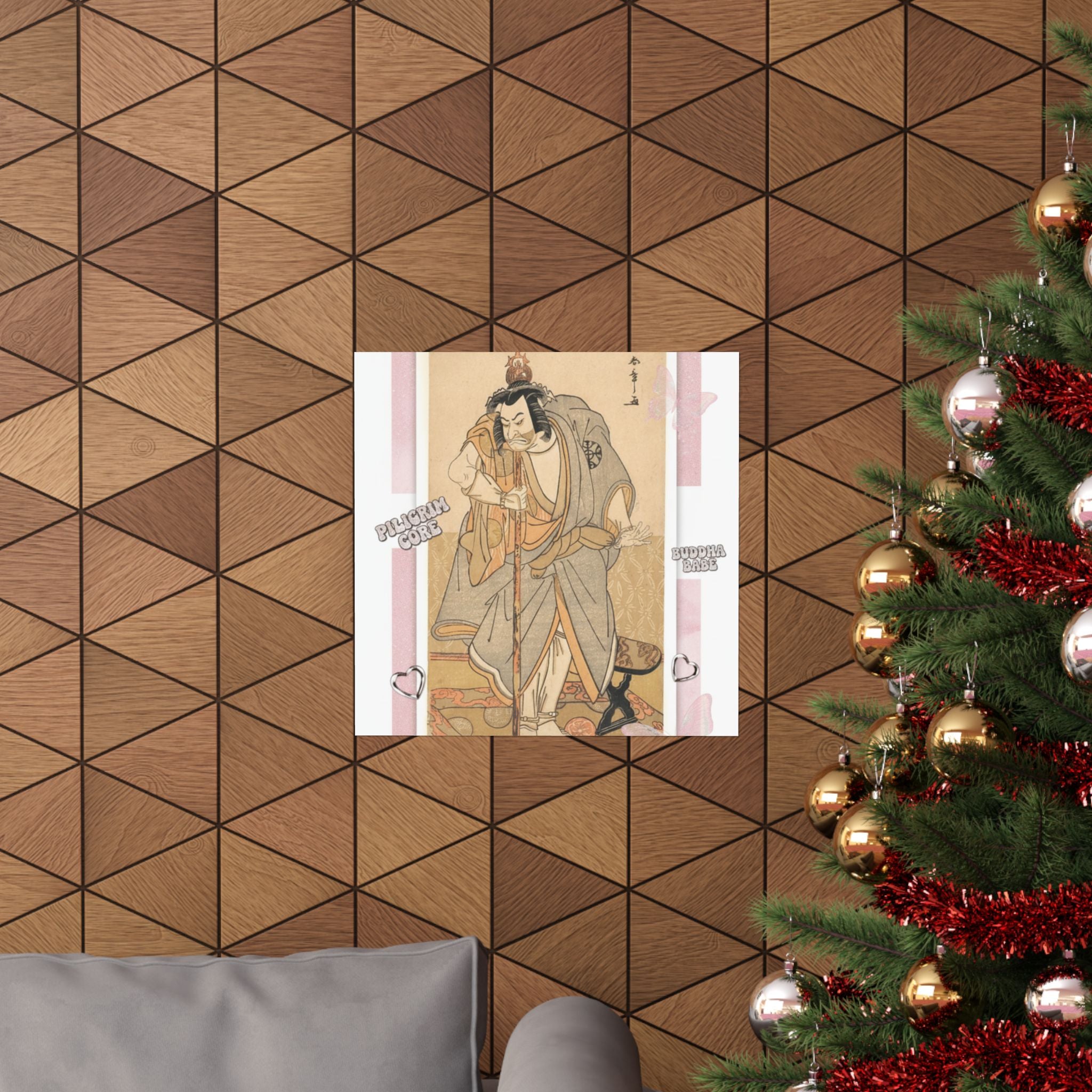 Ecommerce Main — The Actor Nakamura Nakazo As A Rokuju-Rokubu (Pilgrim To Buddhist Temple) — Matte Poster