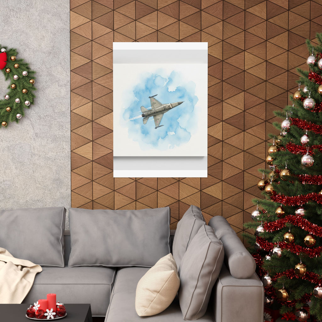 Watercolor — Aircraft — Matte Poster