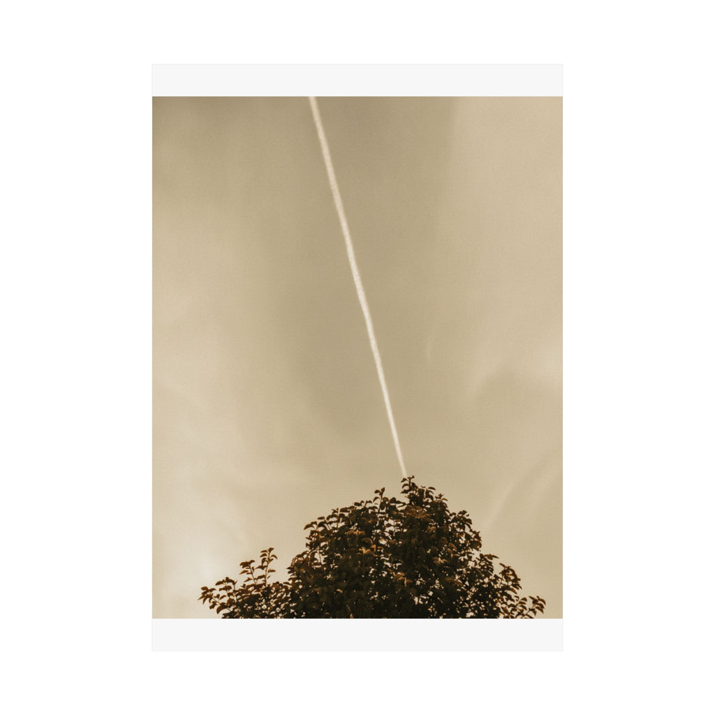 Scenic Nature — Contrail — Matte Poster