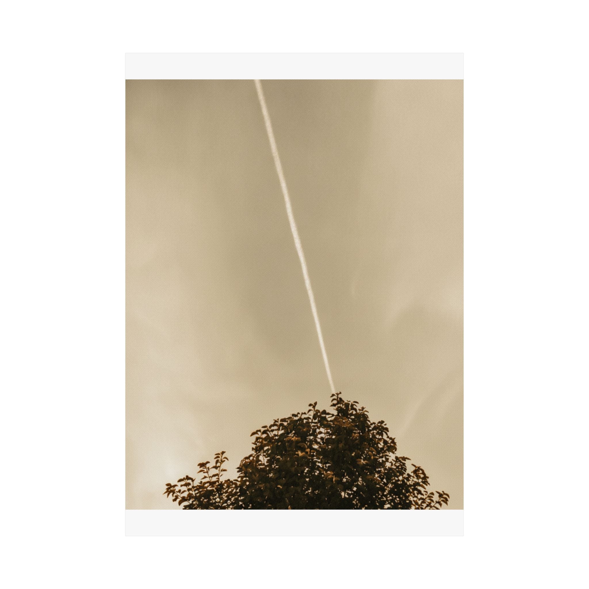 Scenic Nature — Contrail — Matte Poster
