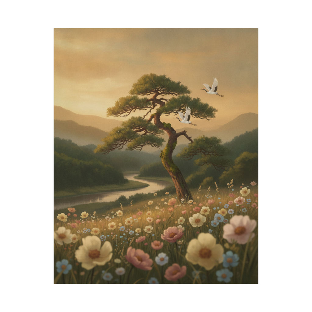 Scenic Nature — Picture Book Of Amusements Of The Eastern Capital (Ehon Azuma Asobi) — Matte Poster