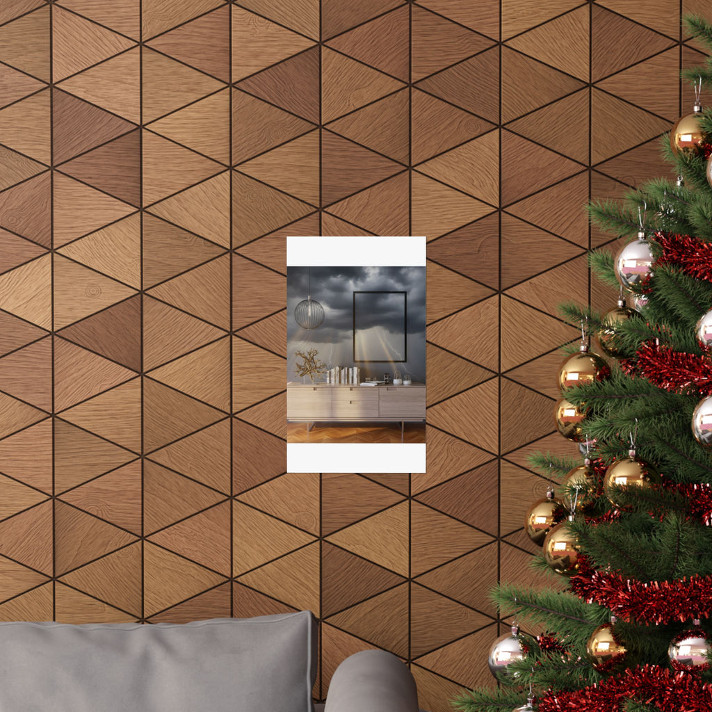 Dramatic Storm — Interior — Matte Poster
