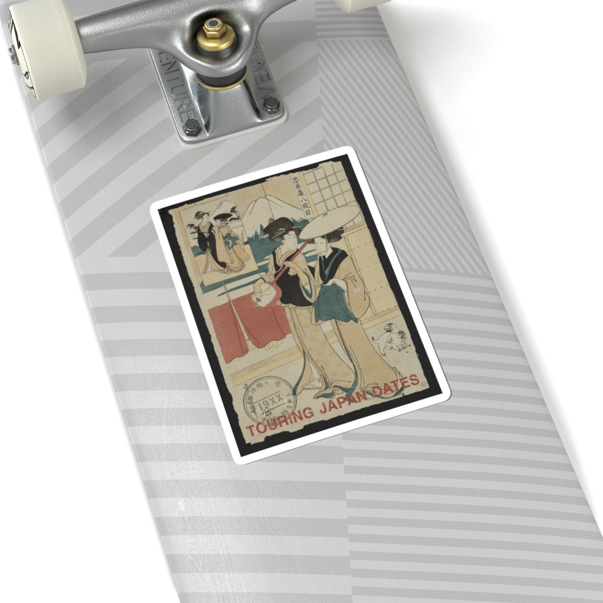 Vintage Bootleg — Two Tori-Oi, Or Itinerant Women Musicians Of The Eta Class — Kiss-Cut Sticker