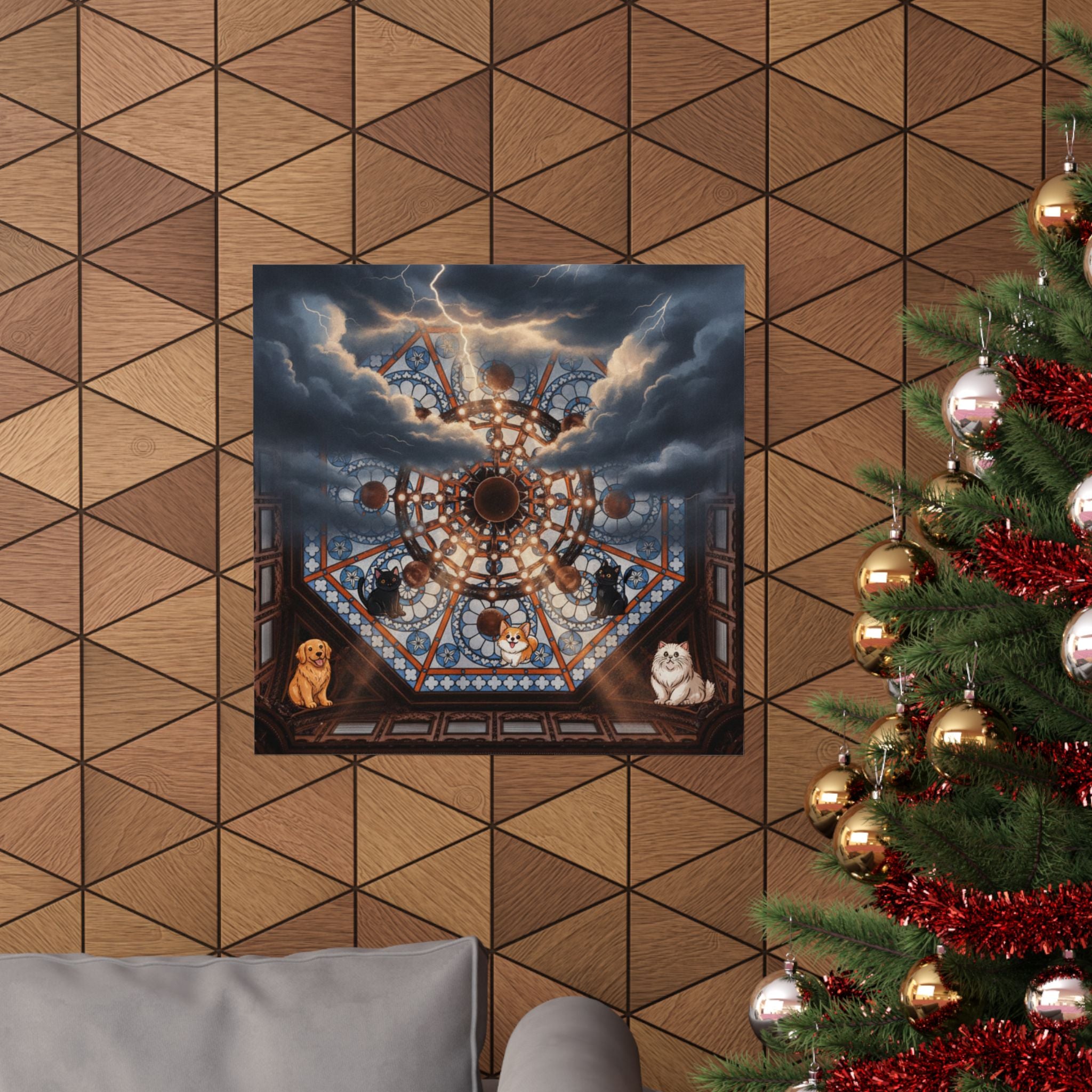 Dramatic Storm — Ceiling — Matte Poster