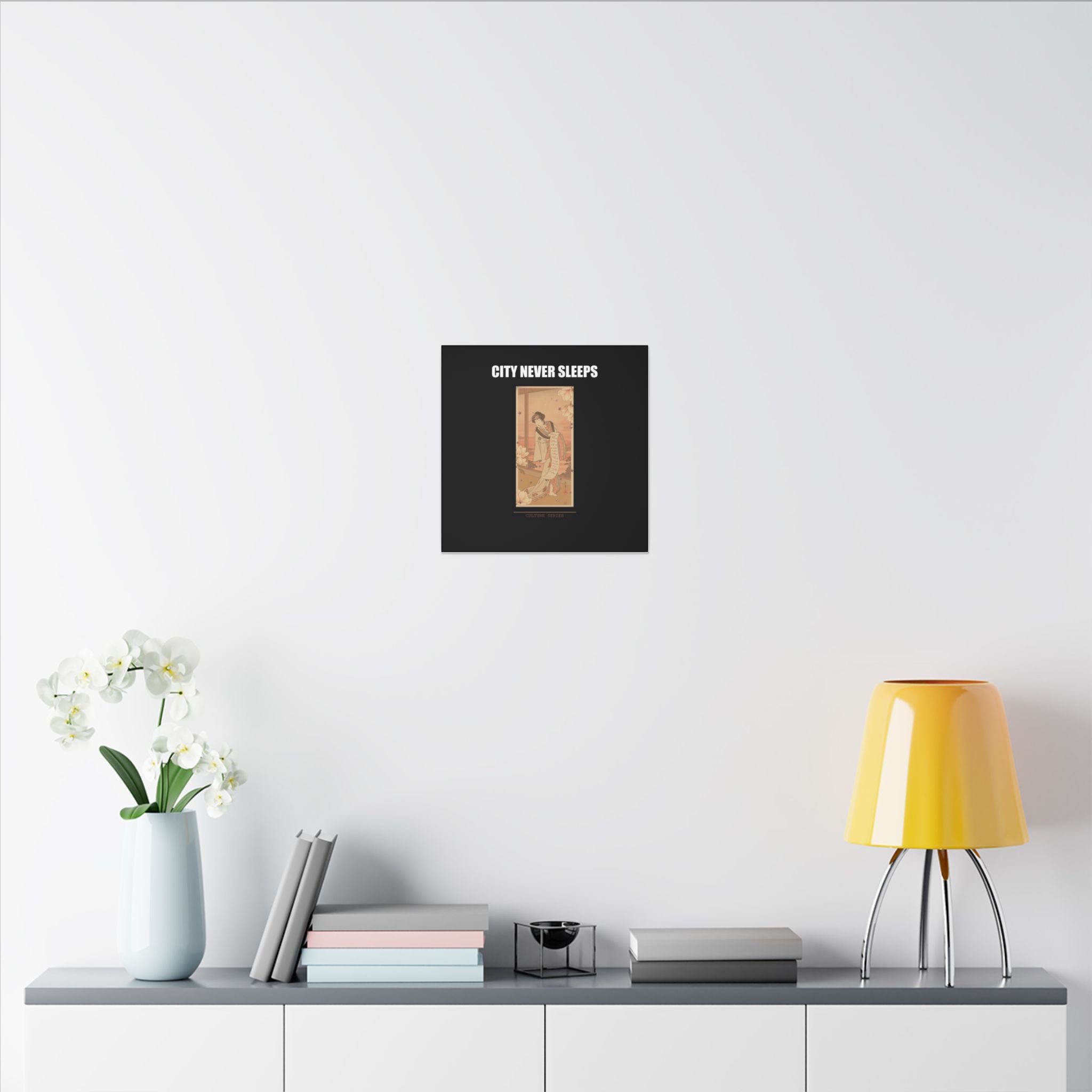 STREET CERTIFIED | The Second Yamashito Kinsaku As A Courtesan Standing In A Room — Matte Canvas