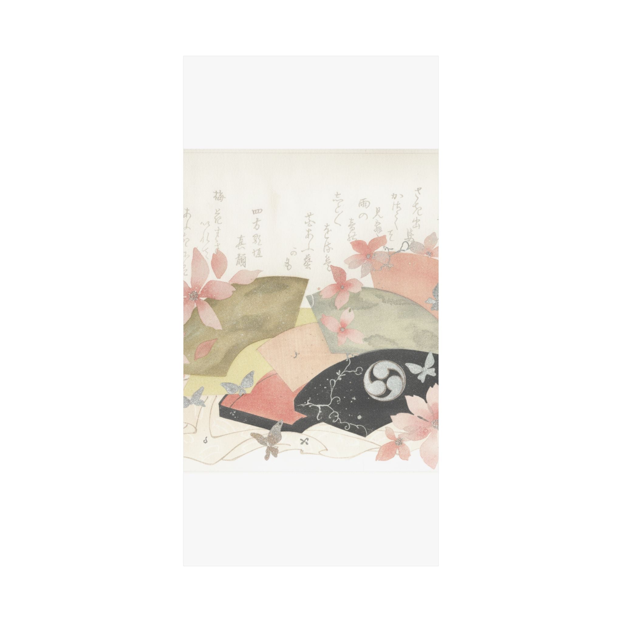 Watercolor — Fan-Box With Fans — Matte Poster
