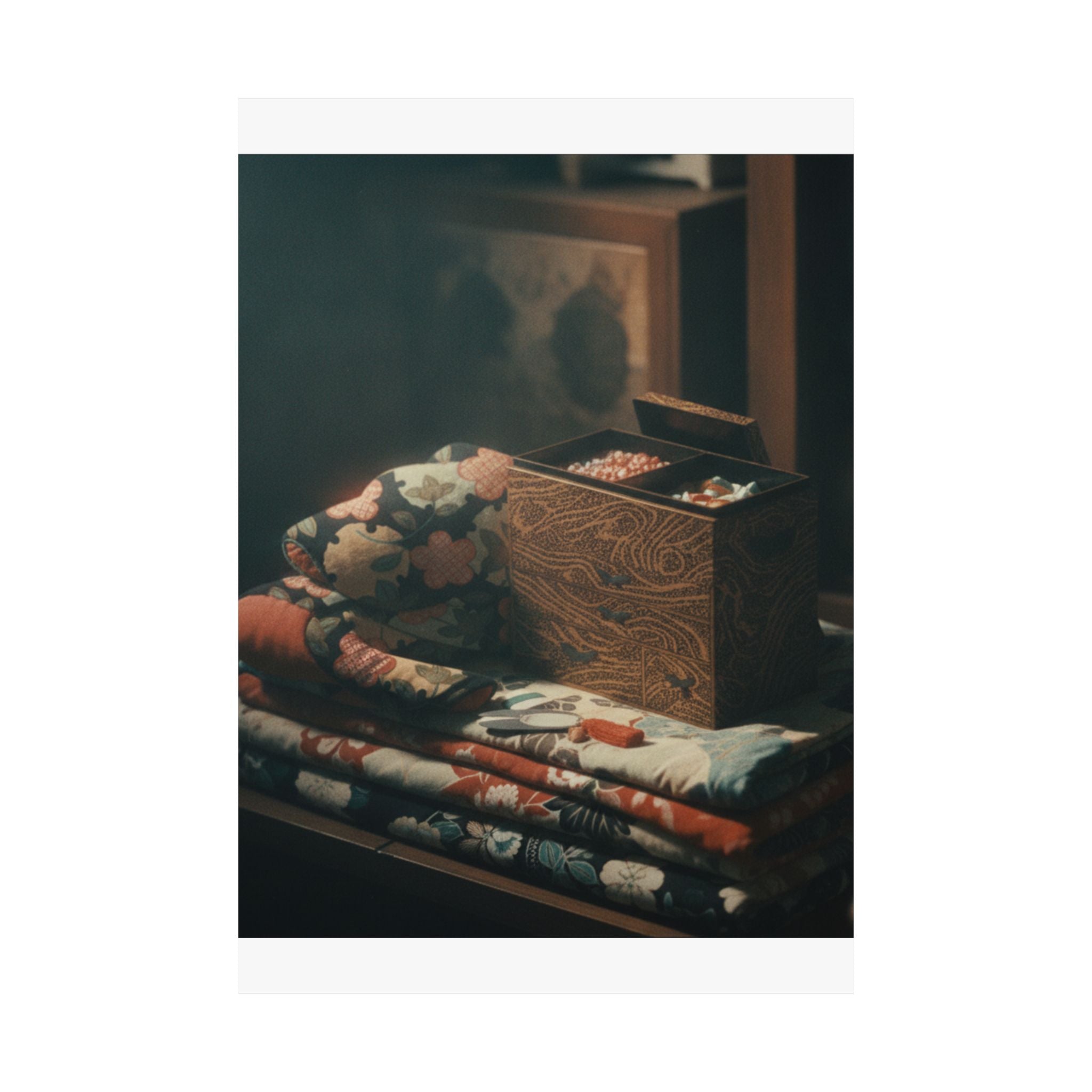 Cinematic — Lady'S Work-Box And Bed Clothing — Matte Poster