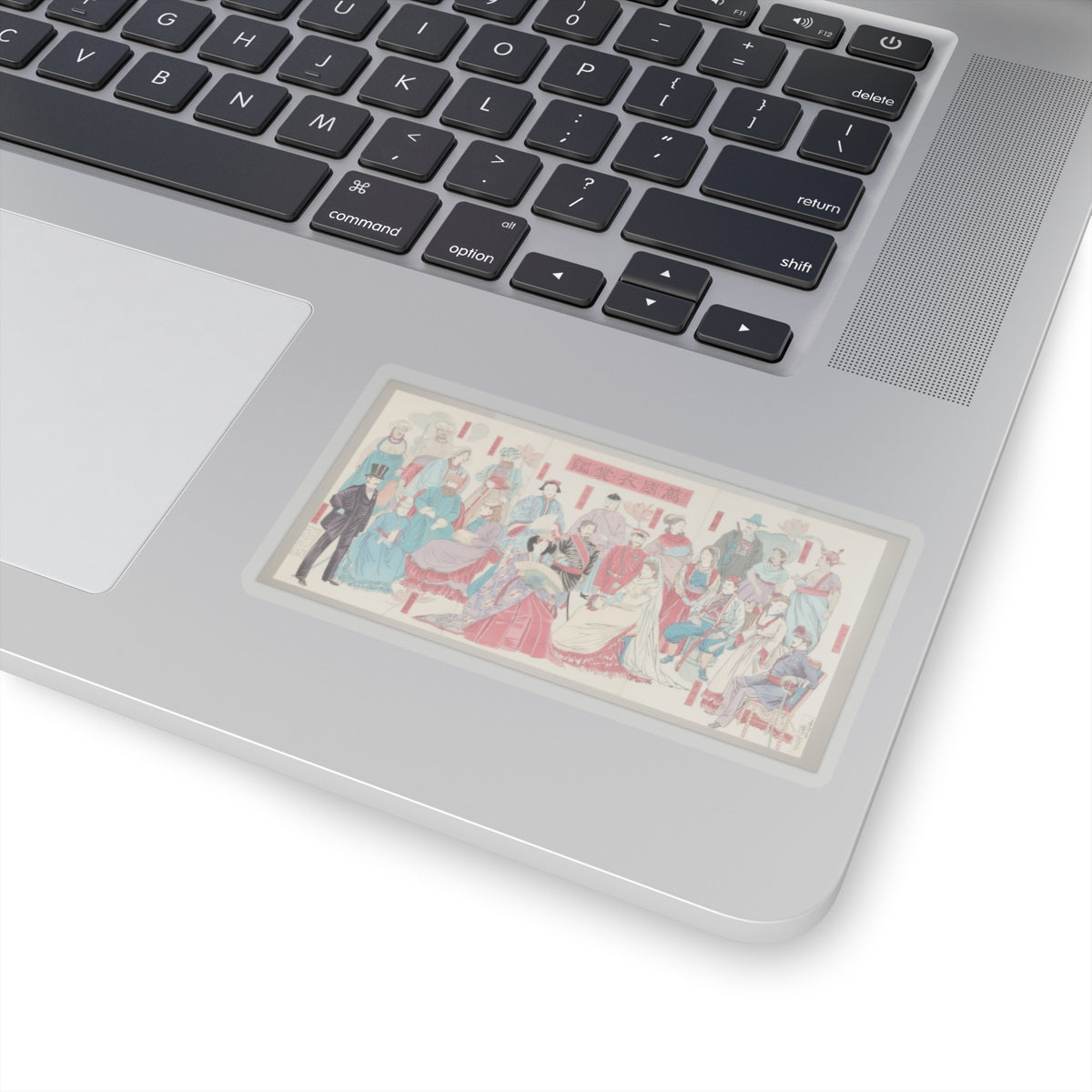 Watercolor — Mirror Of National Costumes Of All Nations  (Bankoku Ishō Kagami) — Kiss-Cut Sticker