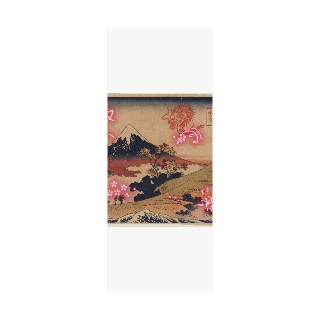 Japanese Street — The Inume Pass In Kai Province (Kōshū Inume Tōge), From The Series Thirty-Six Vi — Matte Poster