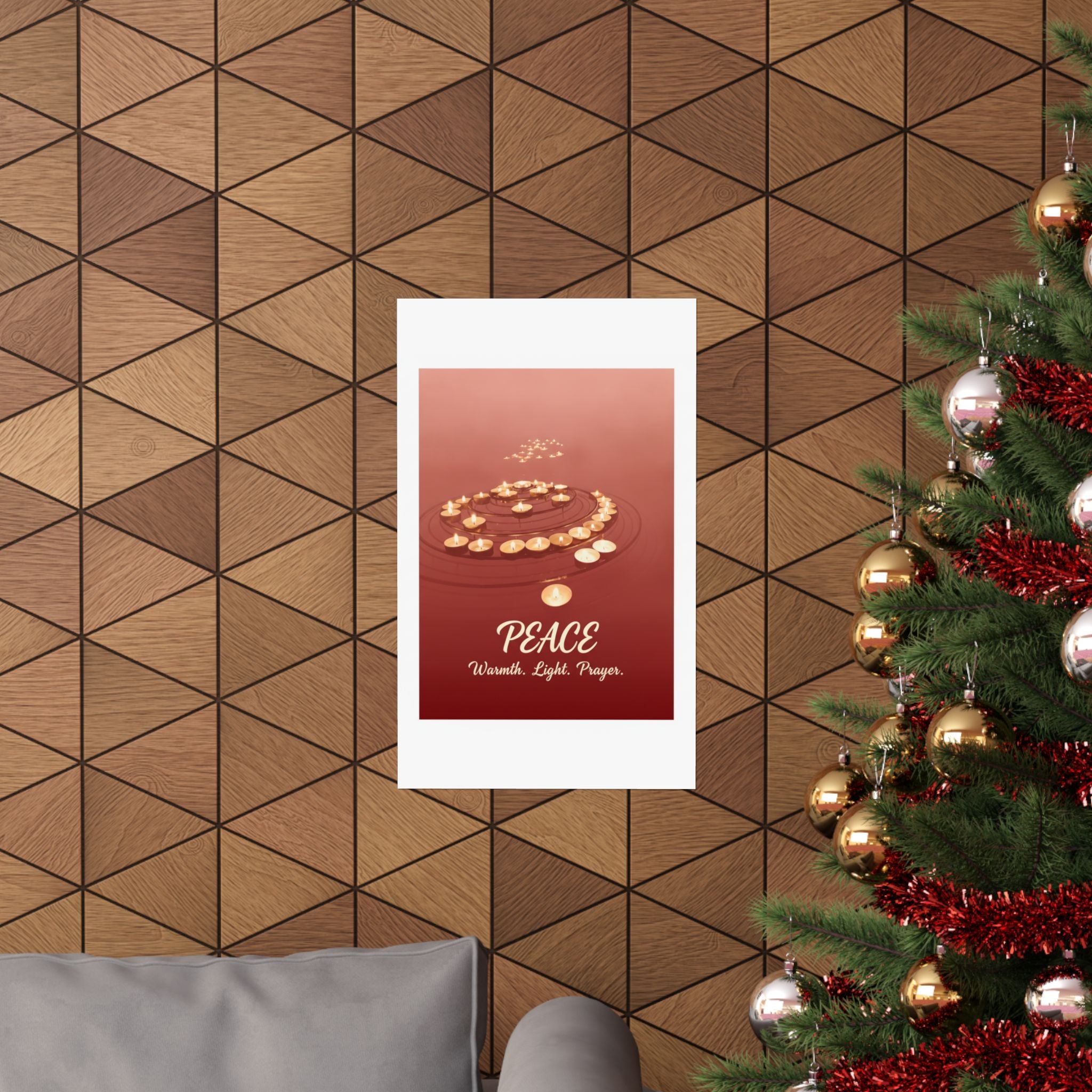 Affirmation — Candle — Matte Poster